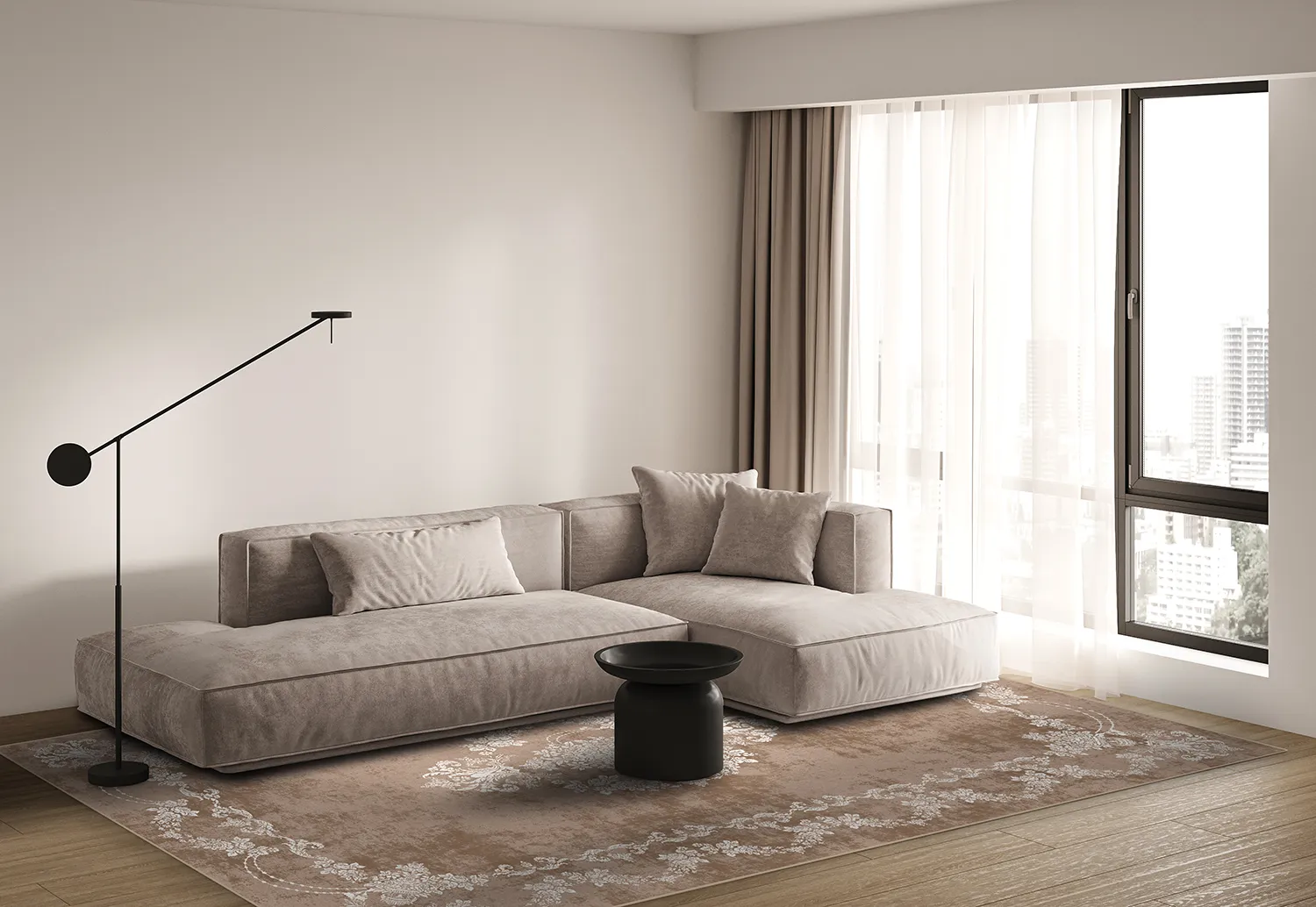 Wilton rug - Taknis (beige)