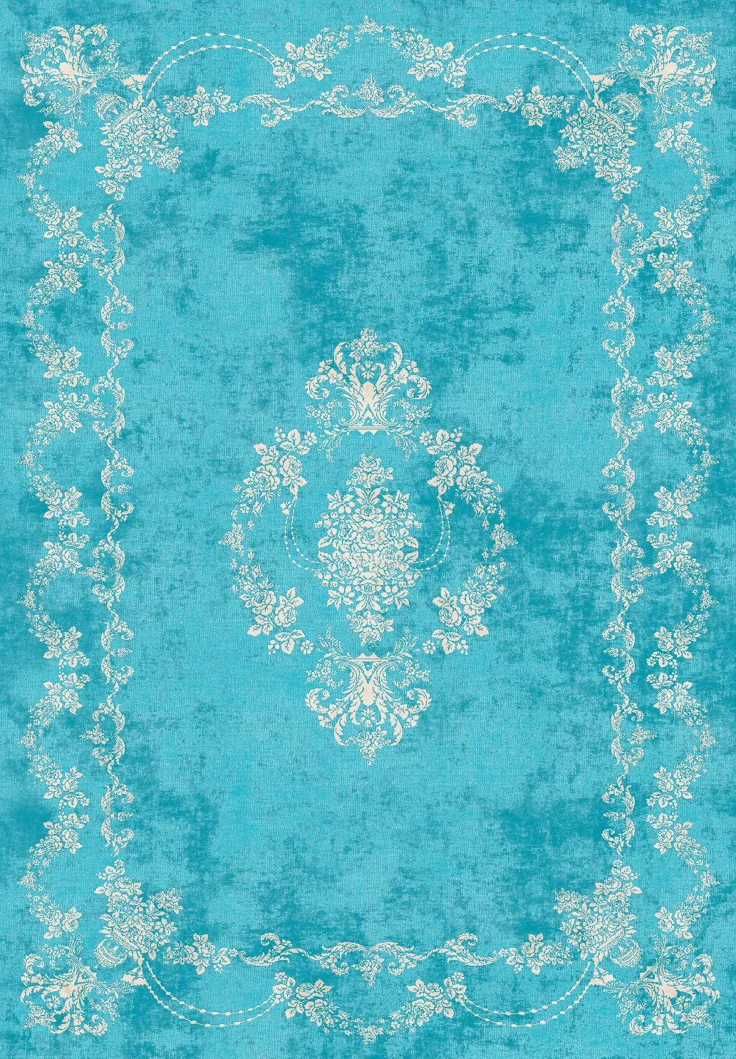 Wilton rug - Taknis (petrol)