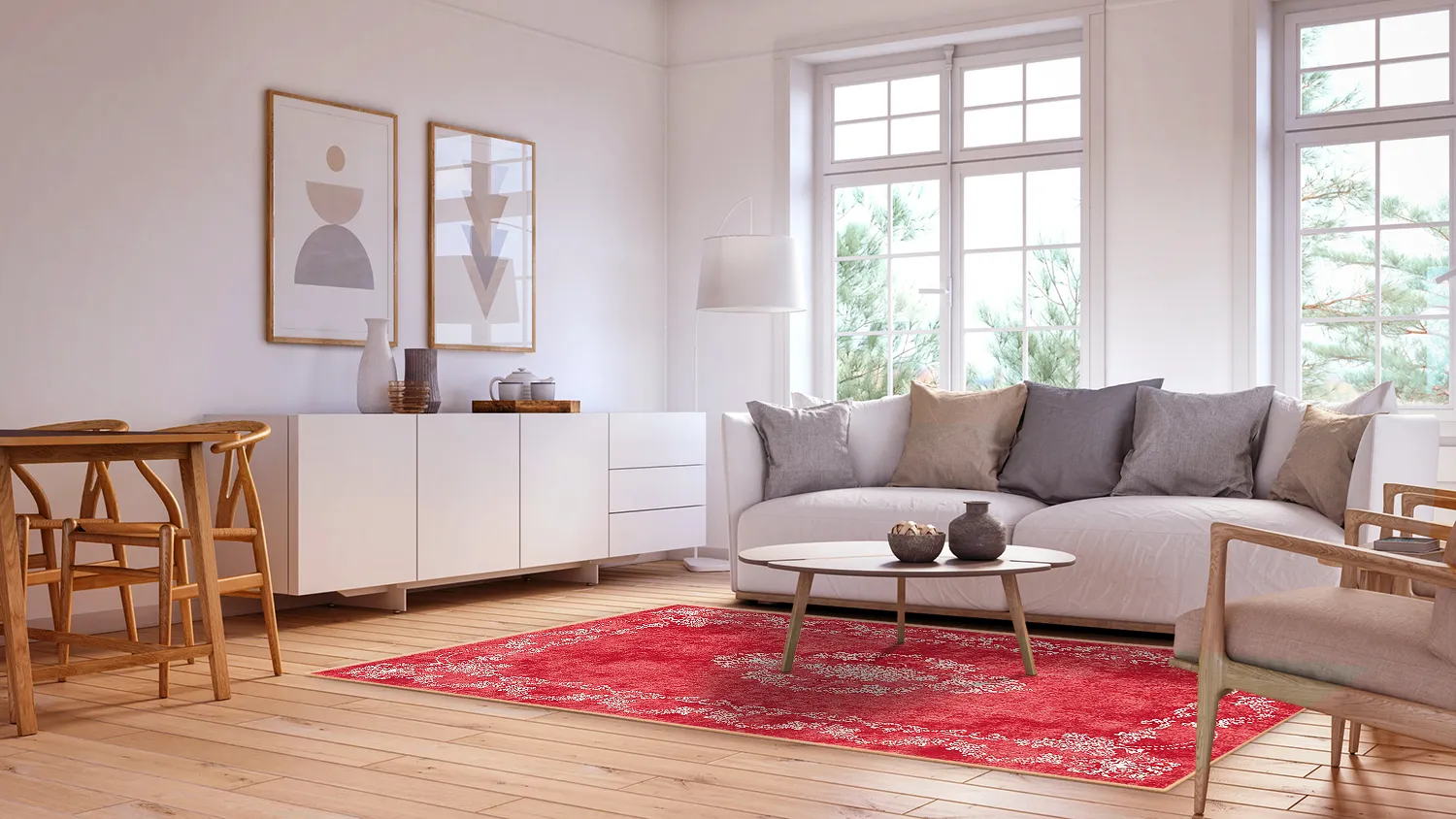 Wilton rug - Taknis (cherry)