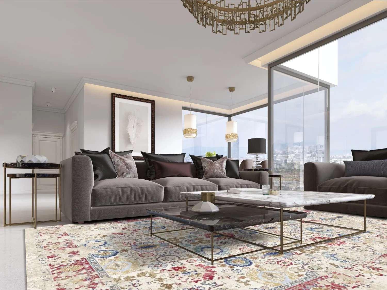 Wilton rug - Toujane (multi)