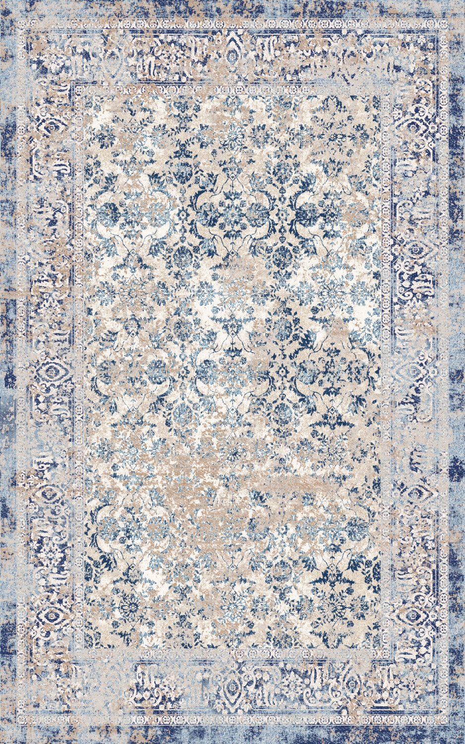 Wilton rug - Denizli (blue)