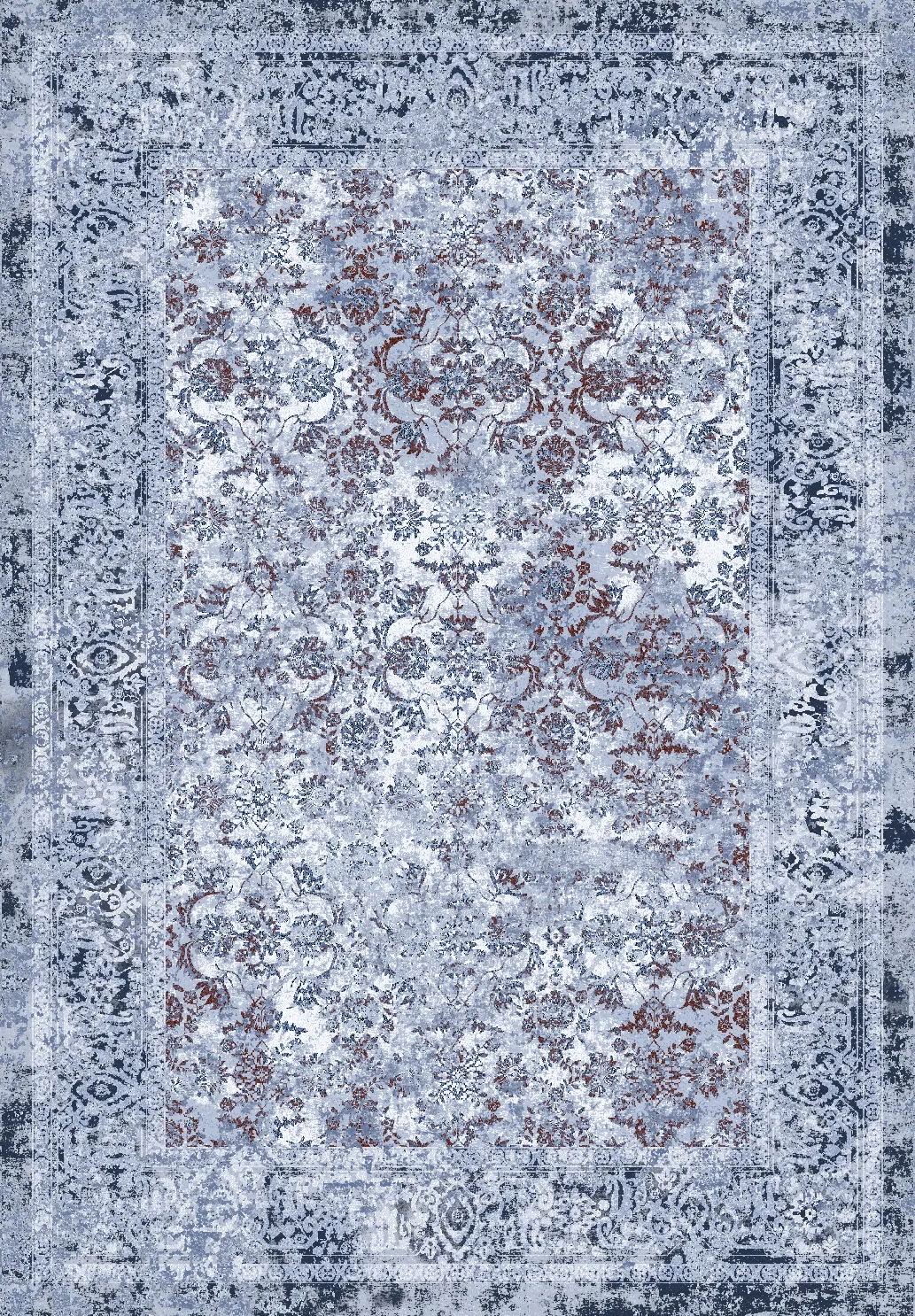 Wilton rug - Denizli (dark blue)