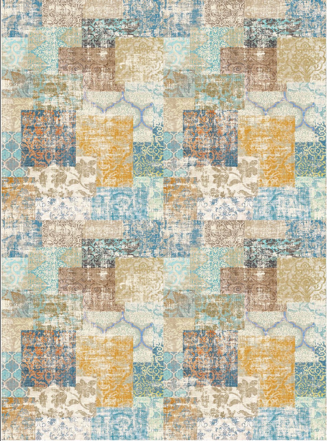 Wilton rug - Carthage (blue/multi)