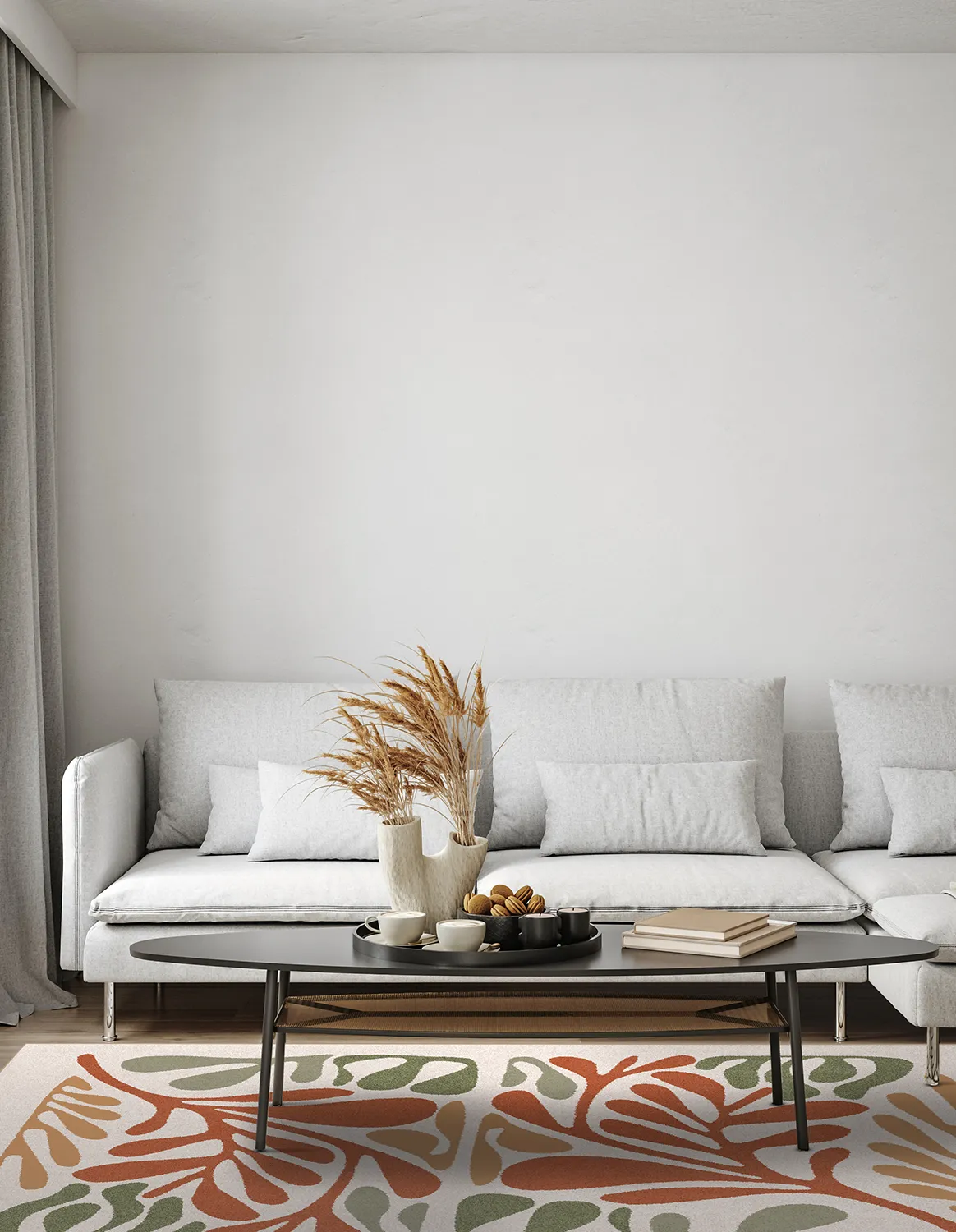 Wilton rug - Fern (beige/multi)