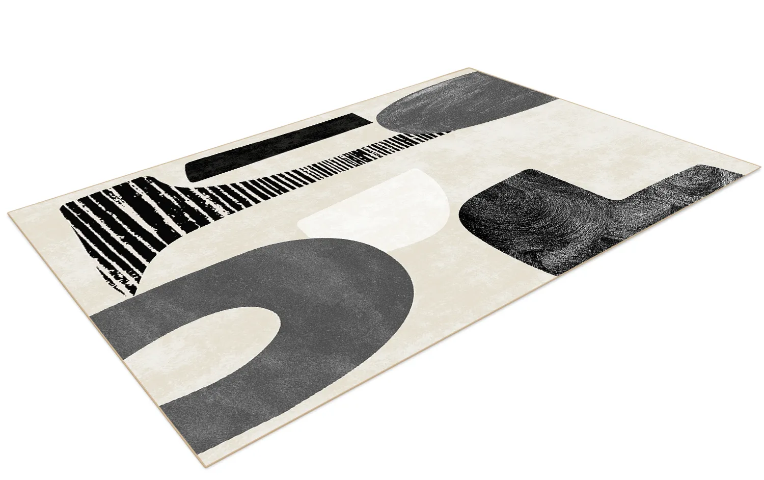 Wilton rug - Suki (beige/black)