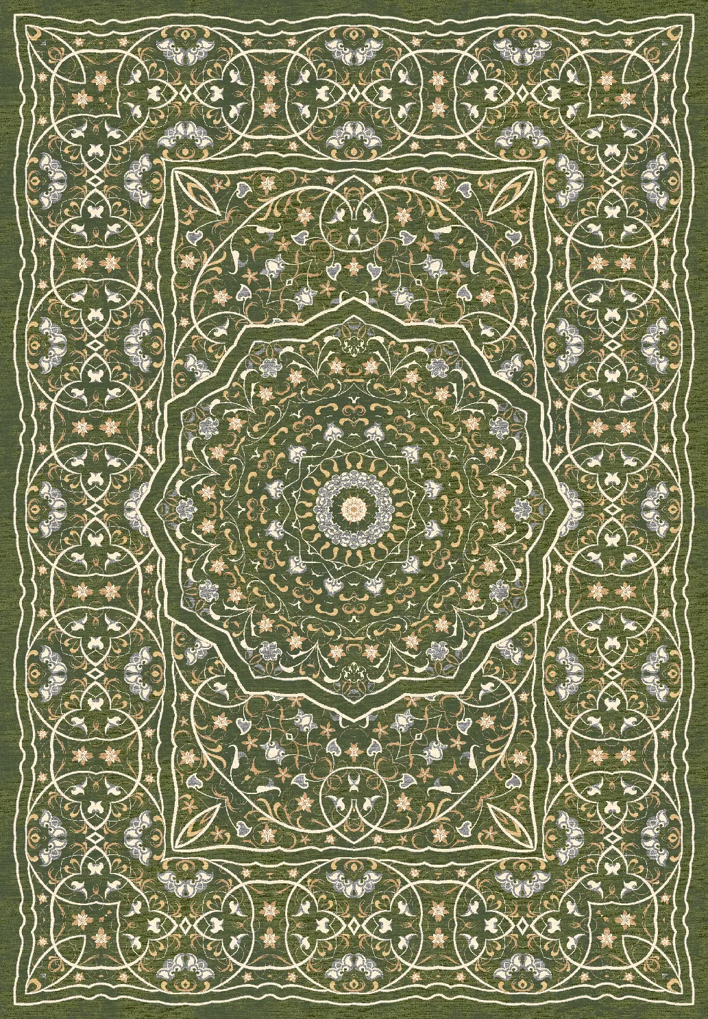 Wilton rug - Yvette (green)