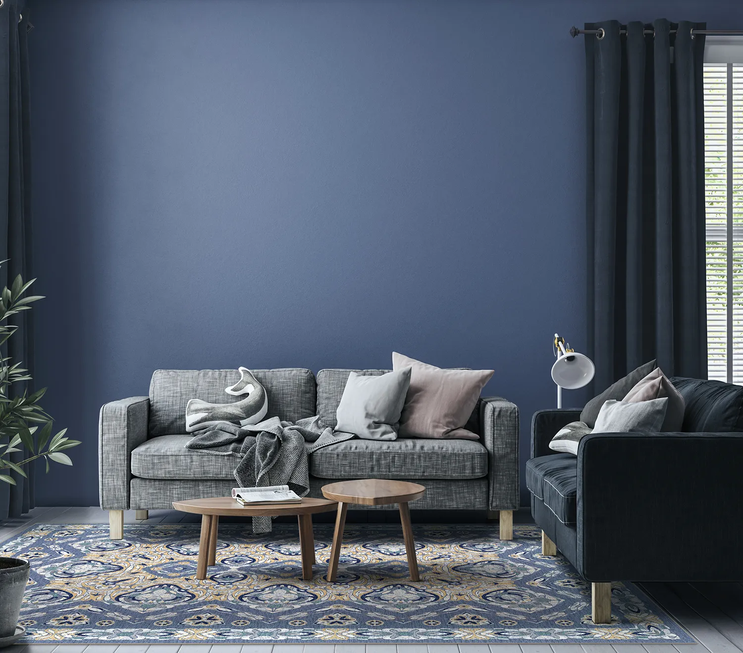Wilton rug - Henrietta (blue)