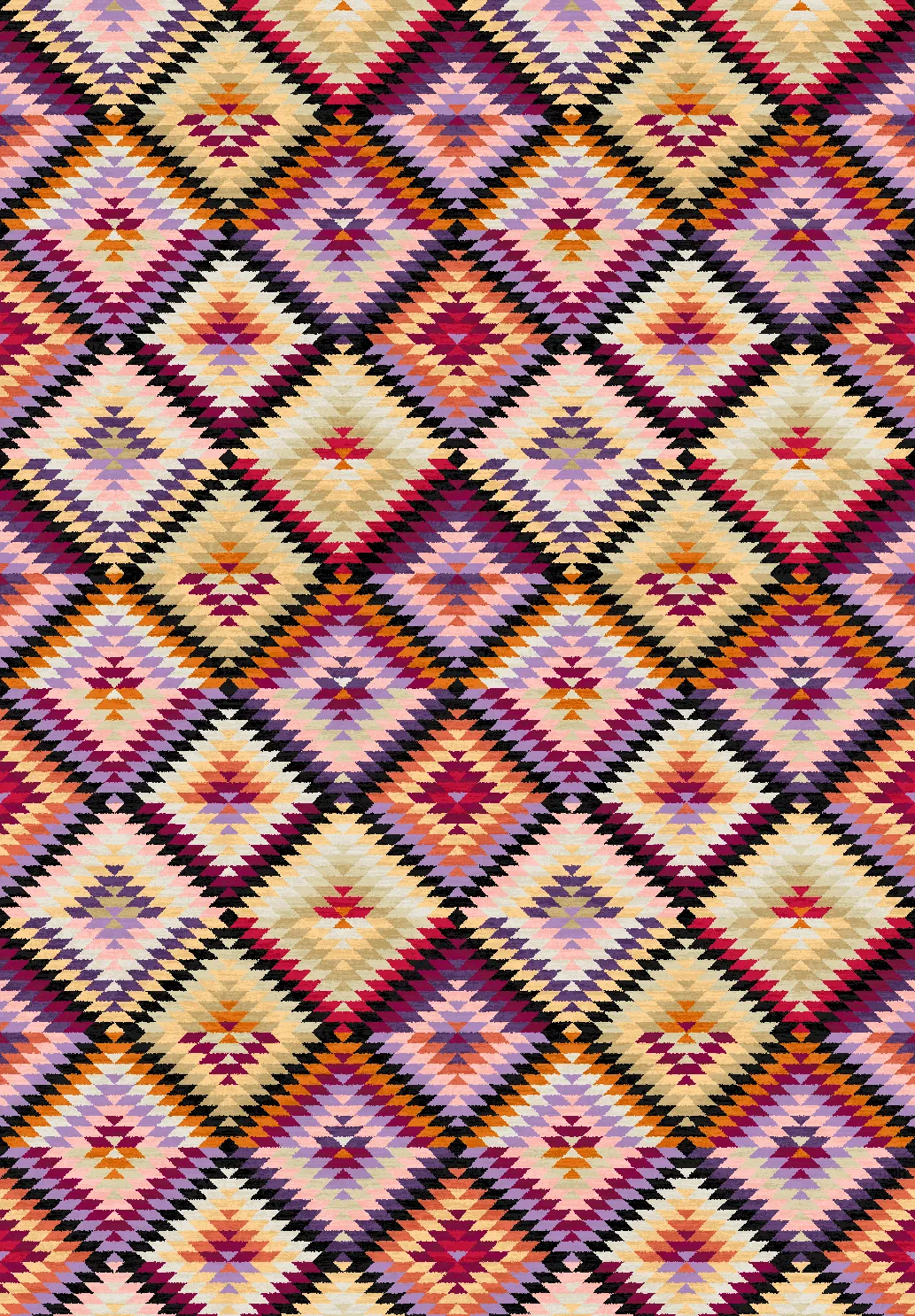 Wilton rug - Deia (pink/multi)