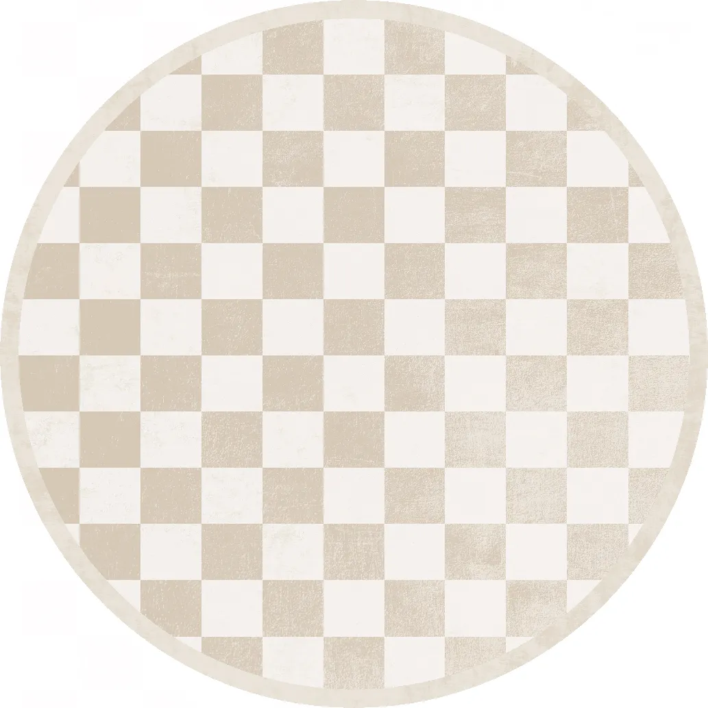 Round rug - Nevada (beige/white)