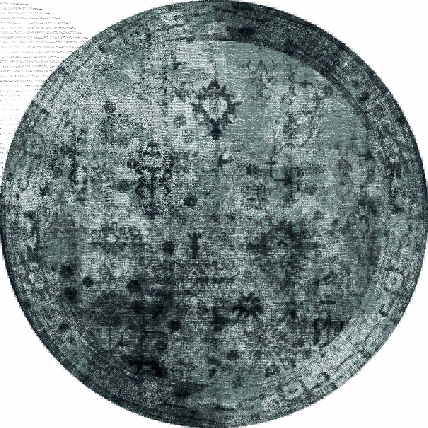 Round rug - Violetta (grey)