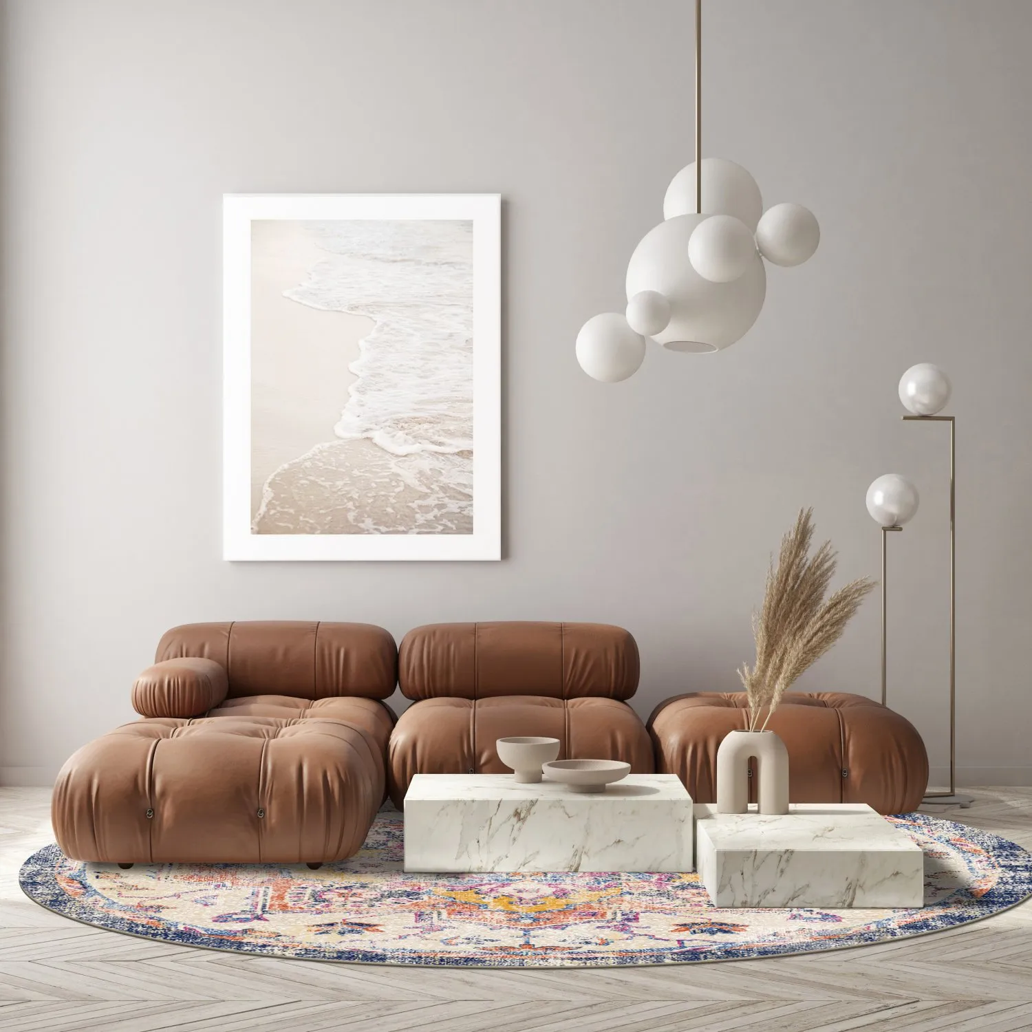 Round rug - Lamta (multi)