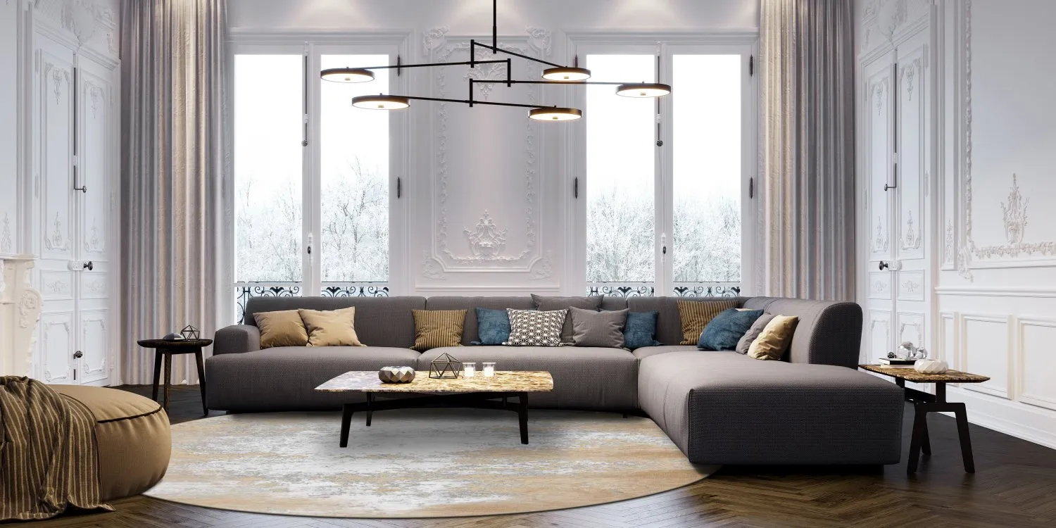 Round rug - Zarzi (beige)