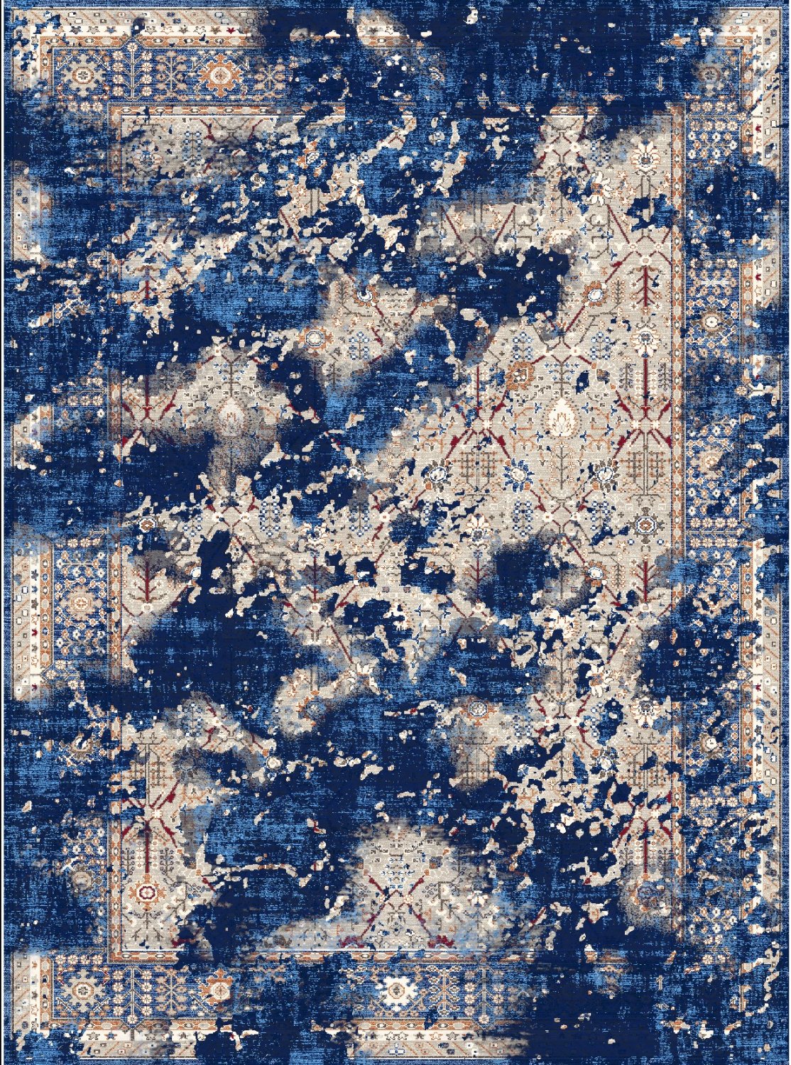 Wilton rug - Temima (blue)