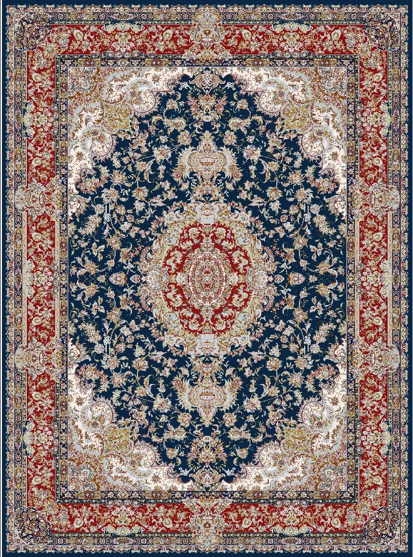 Wilton rug - Vakifli (blue/multi)