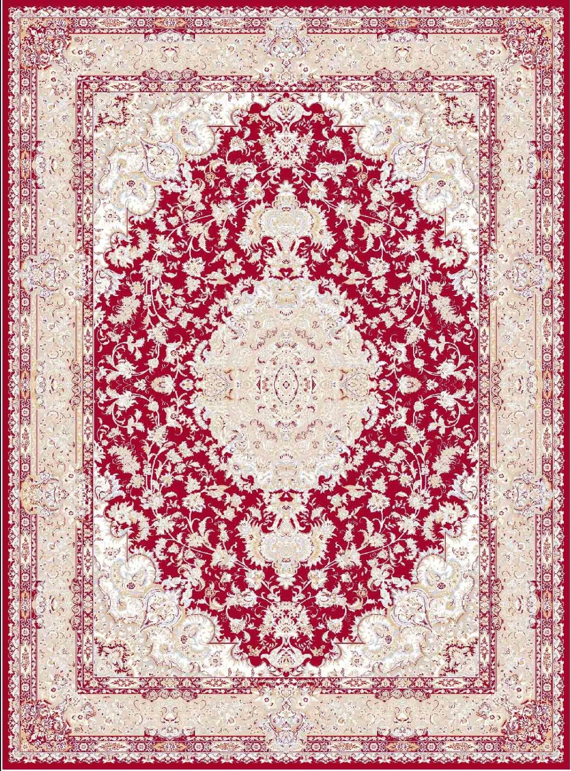 Wilton rug - Vakifli (red/multi)
