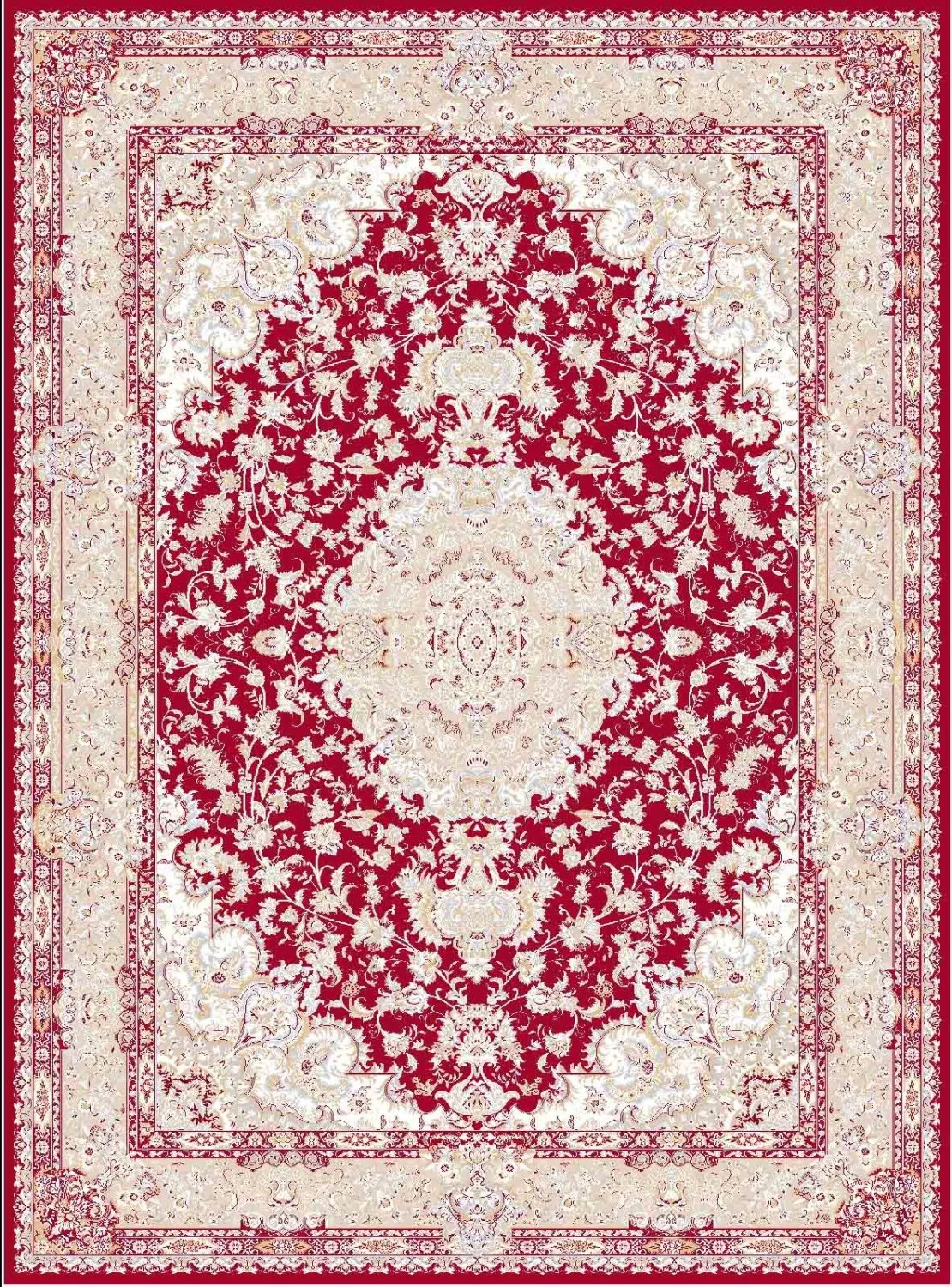 Wilton rug - Vakifli (red/multi)