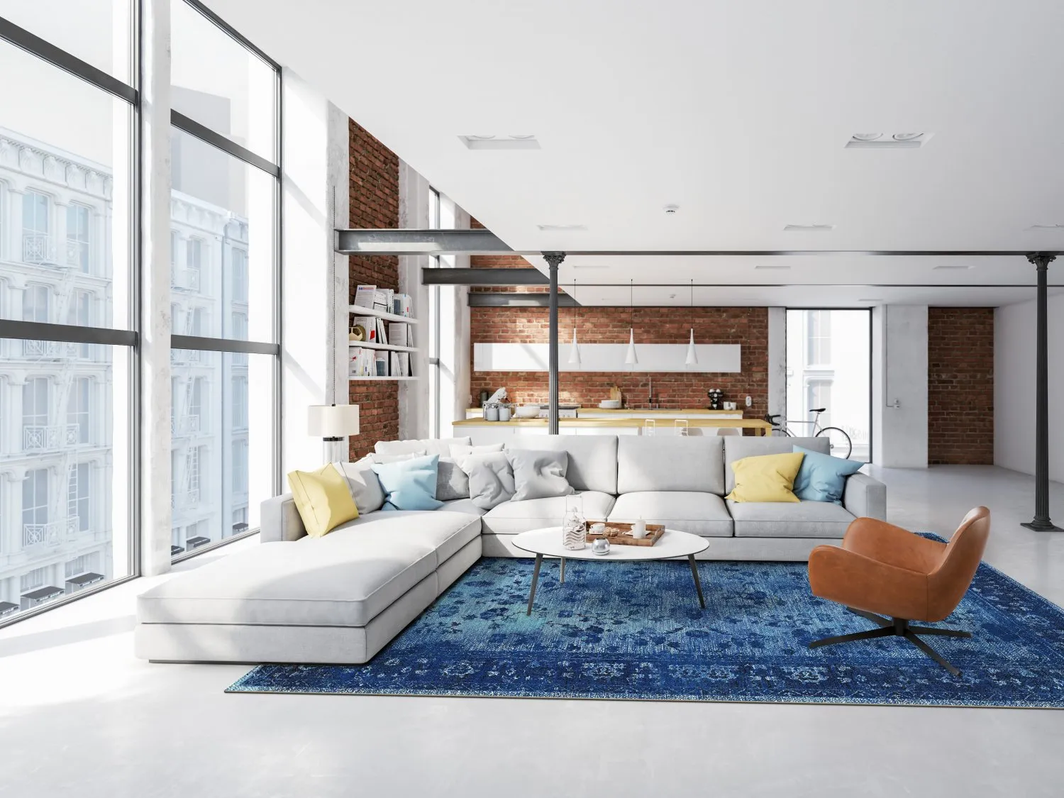 Wilton rug - Gombalia (blue)
