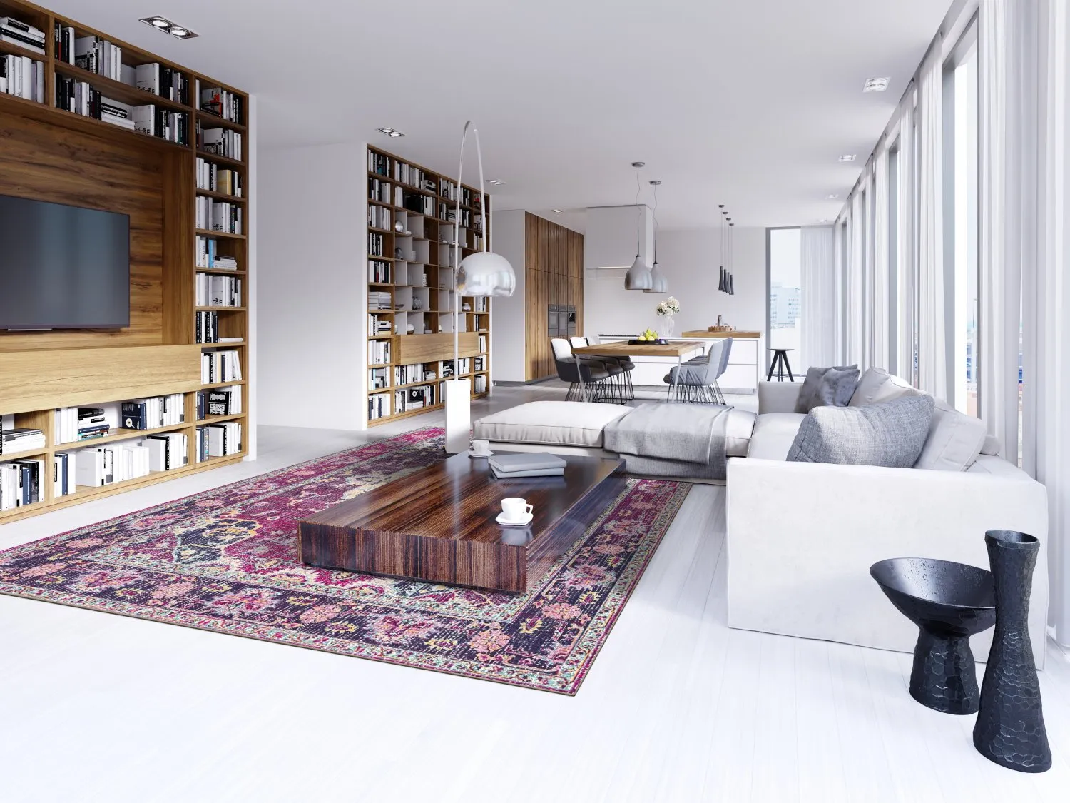 Wilton rug - Siliana (pink)