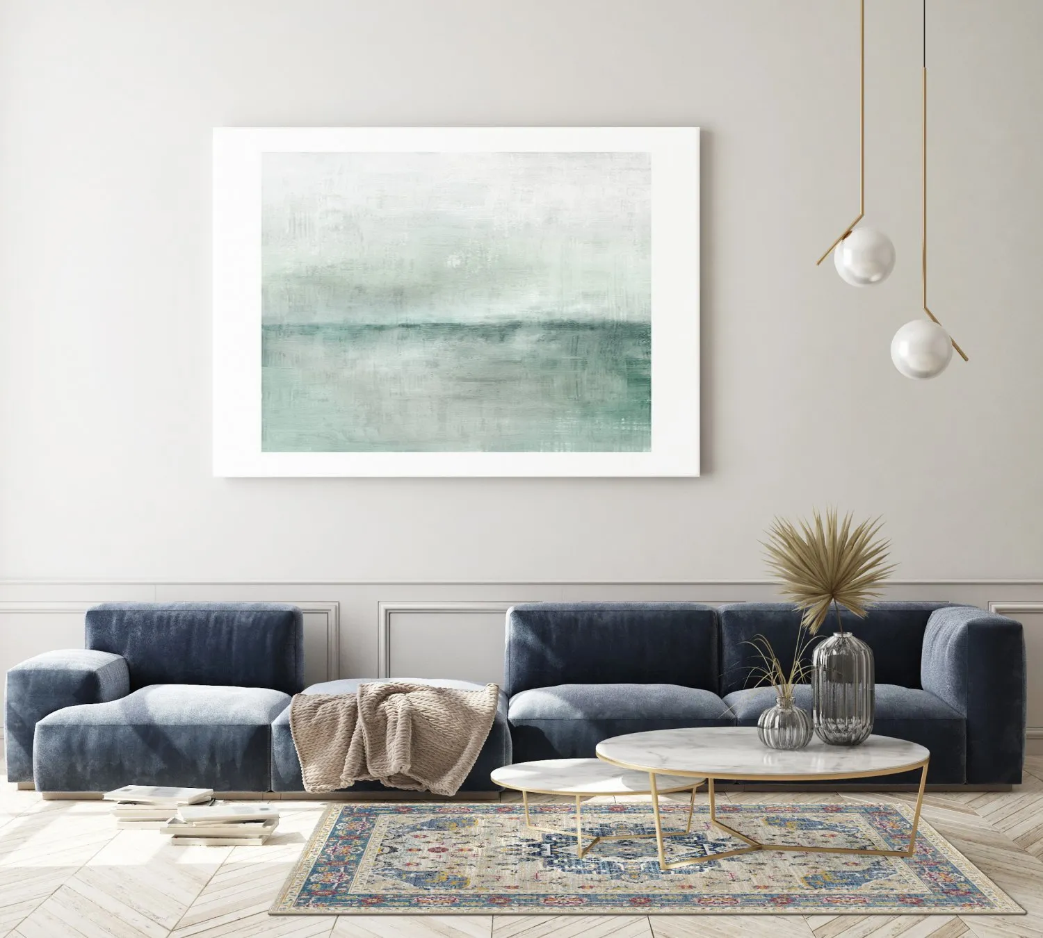 Wilton rug - Siliana (blue)