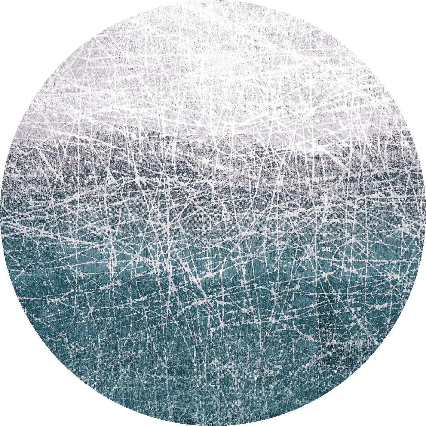 Round rug - Jervis (turquoise)