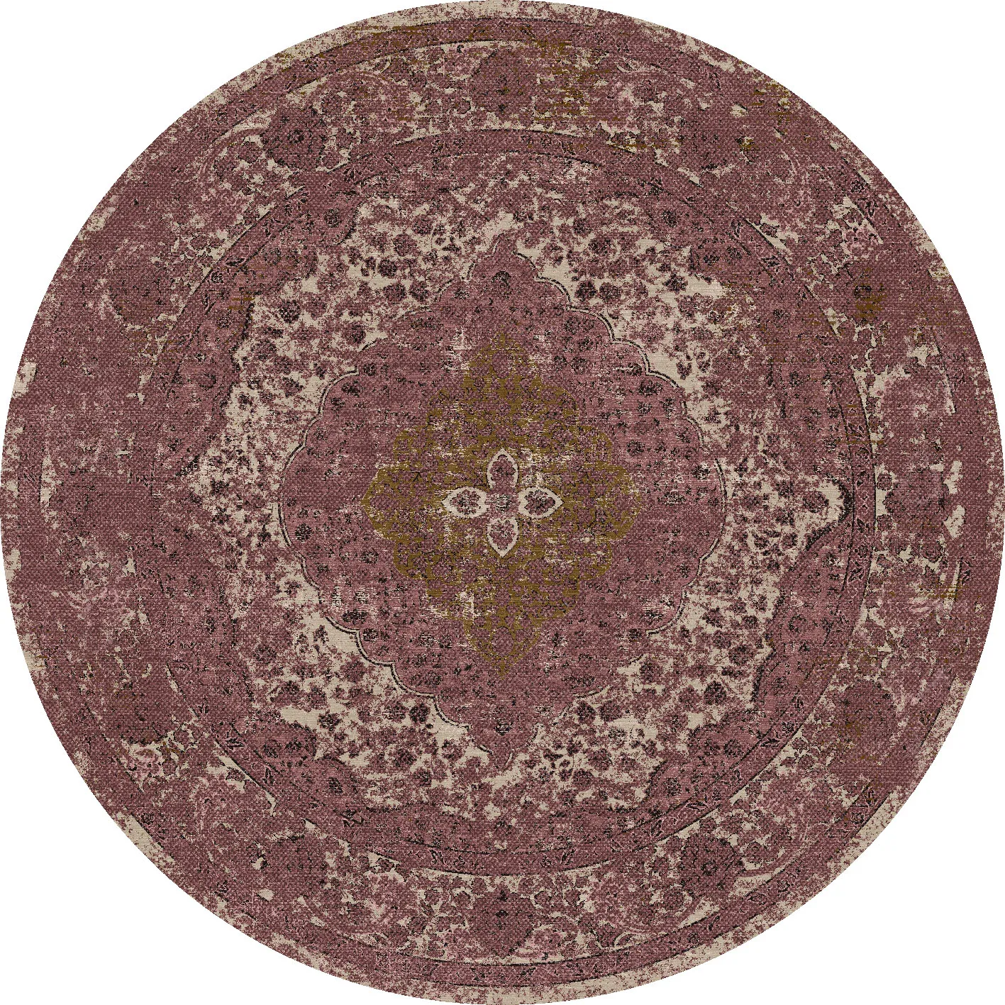 Round rug - Lainey (red)