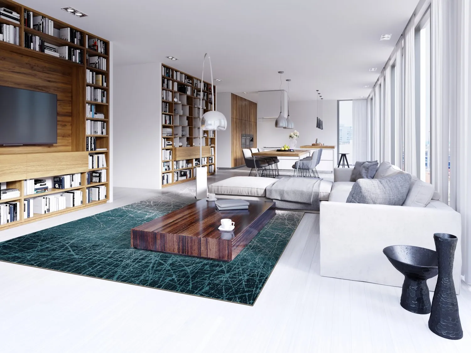 Wilton rug - Jervis (turquoise)