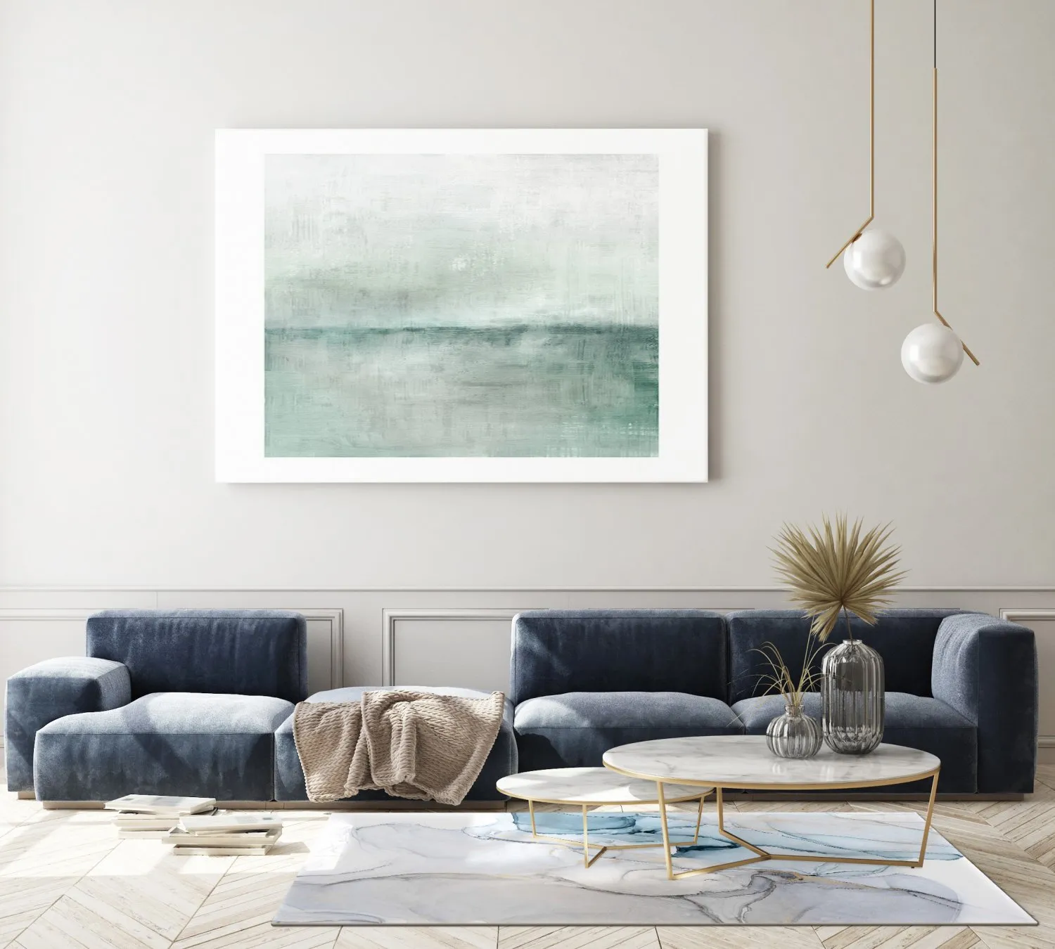 Wilton rug - Koloa (blue)