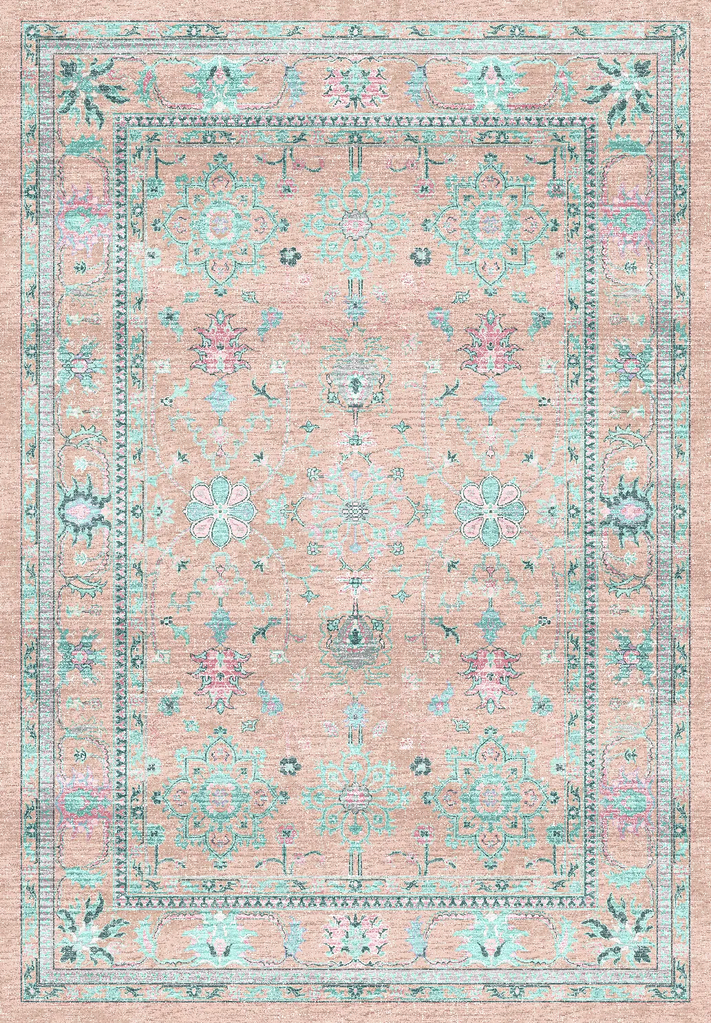 Wilton rug - Livley (pink)