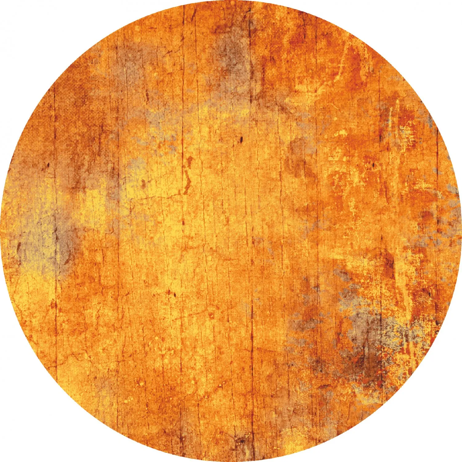 Round rug - Cesano (orange)