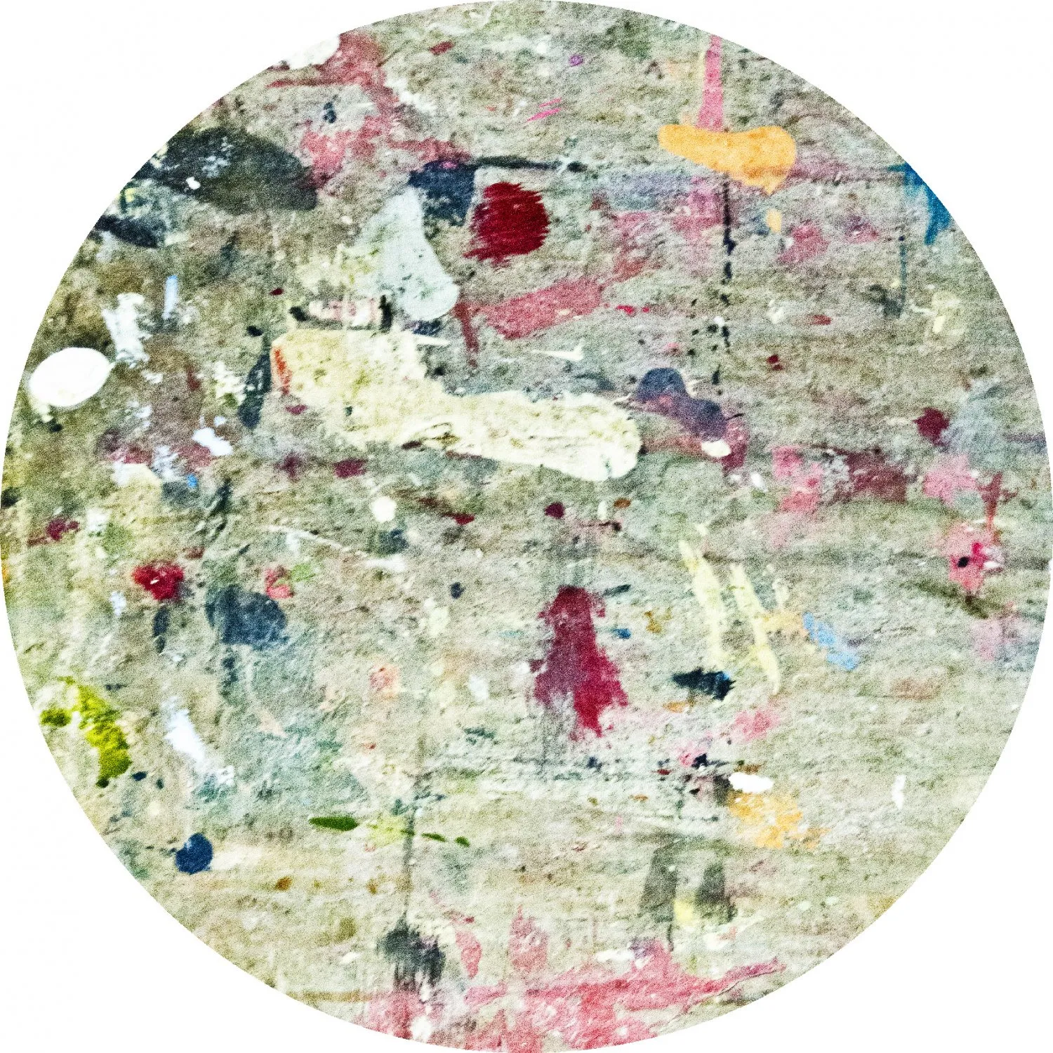Round rug - Satriano (grey/multi)