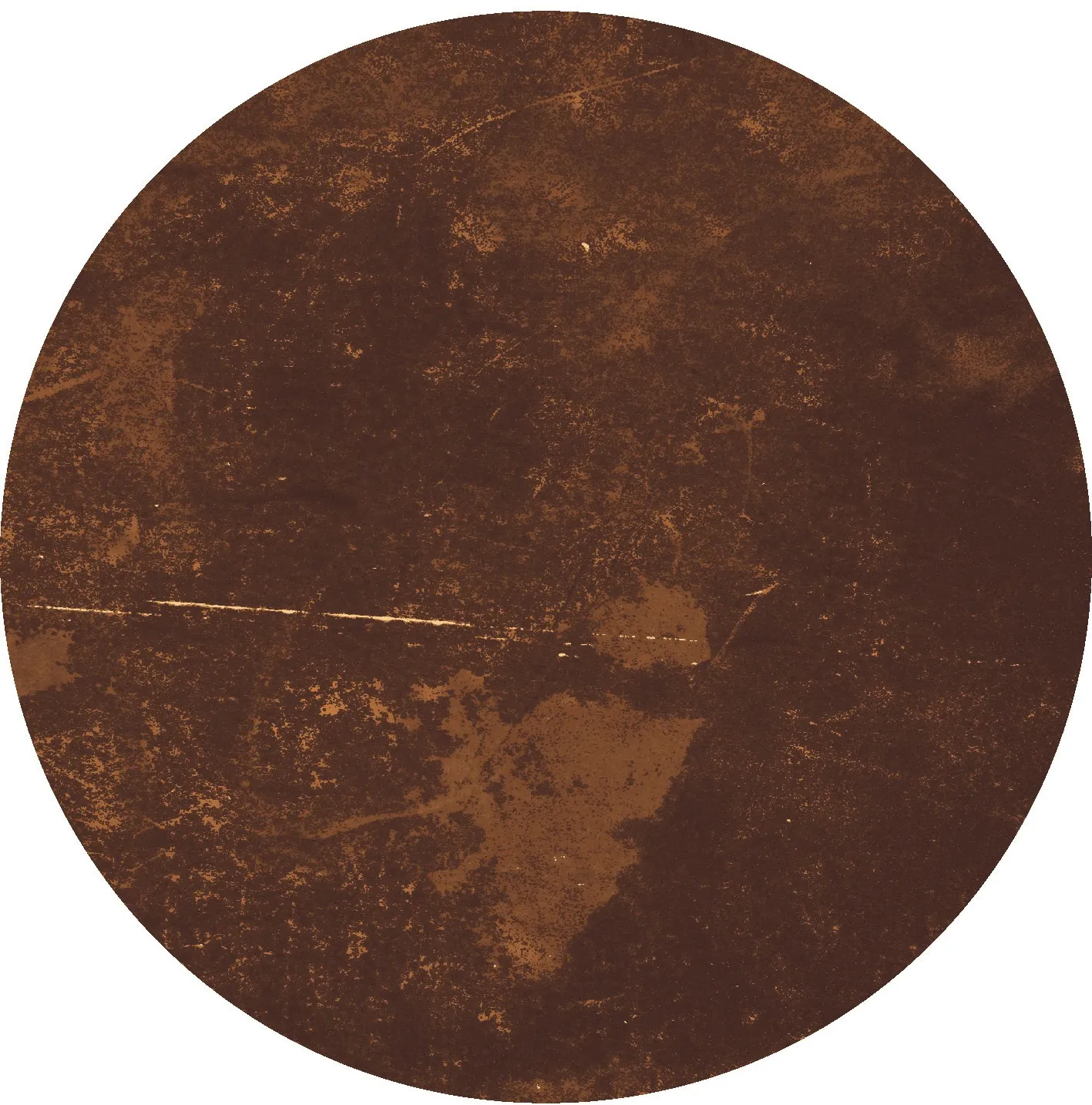 Round rug - Zahora (brown)