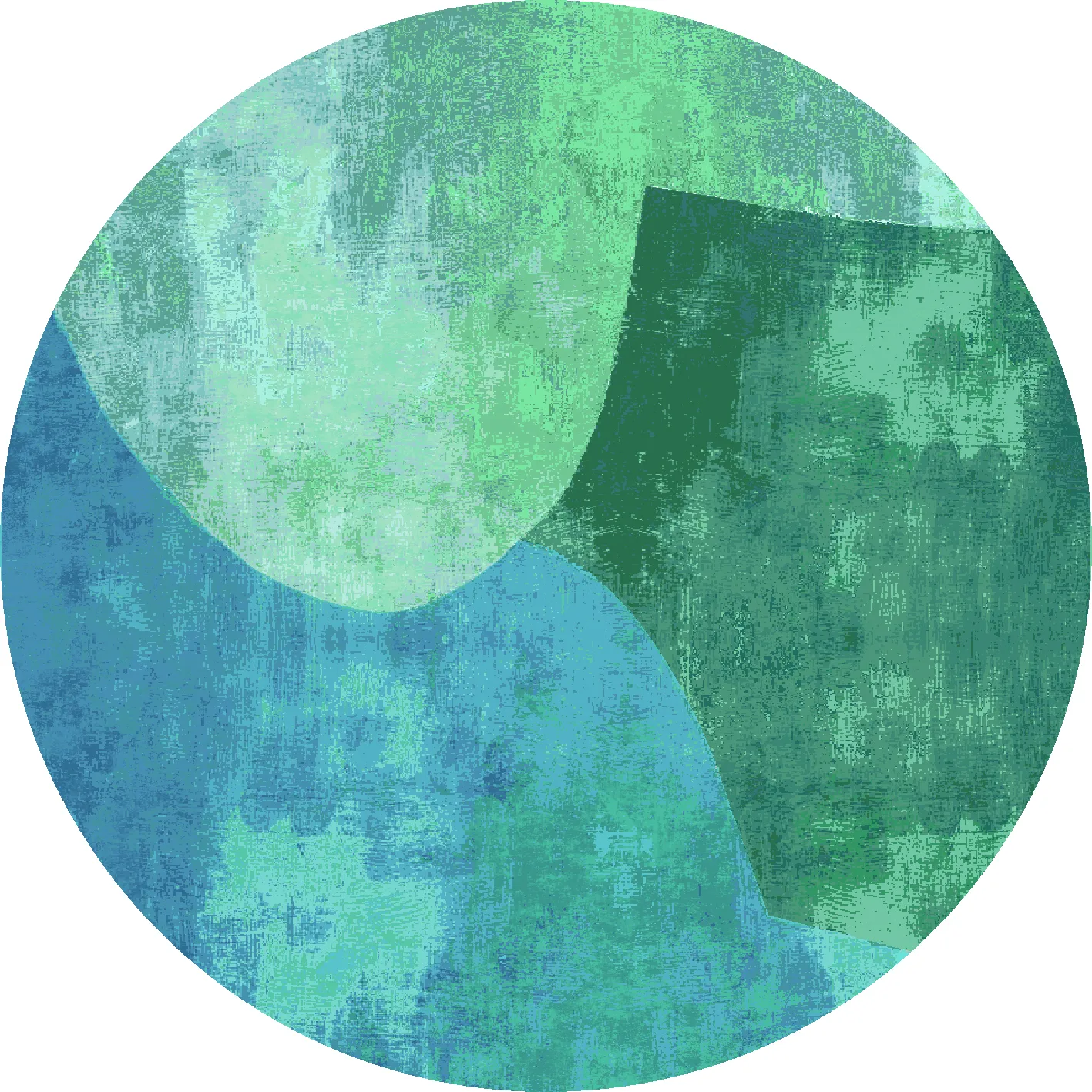 Round rug - Lazio (green)