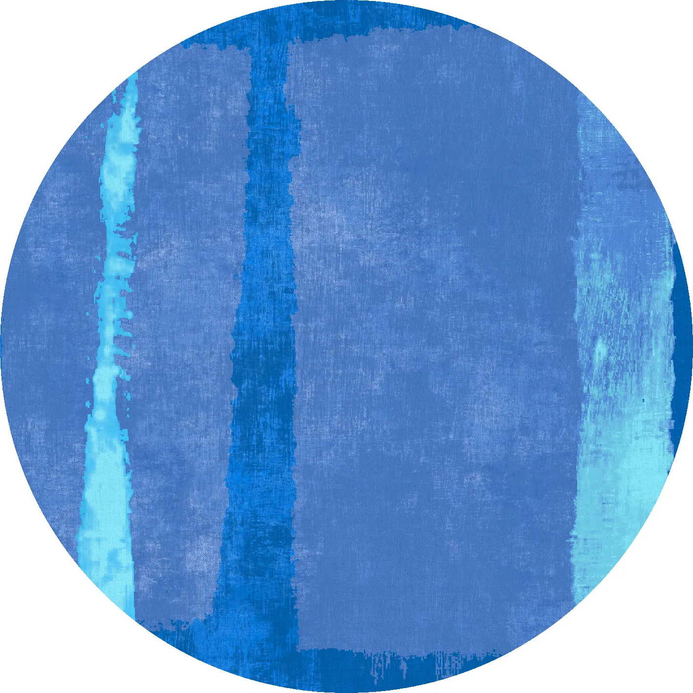 Round rug - Asti (blue)