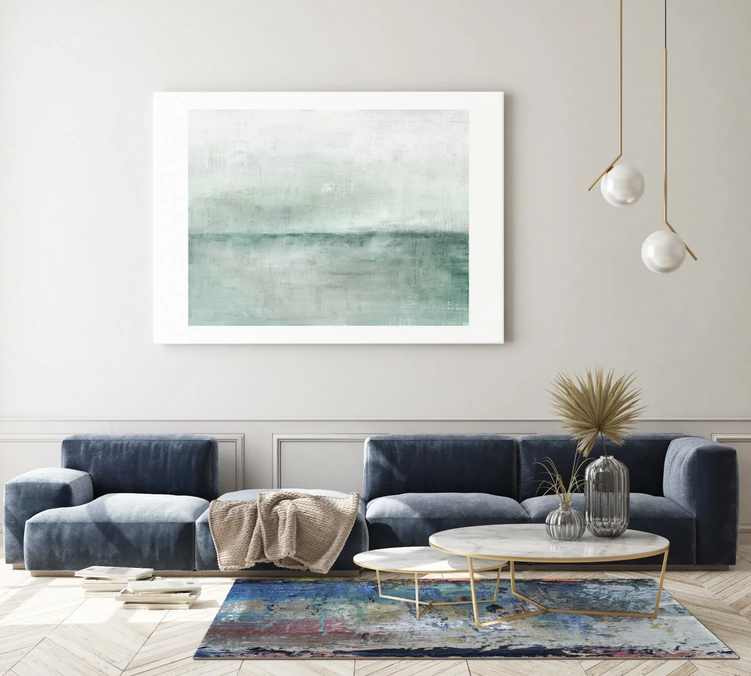 Wilton rug - Tivat (blue/multi)