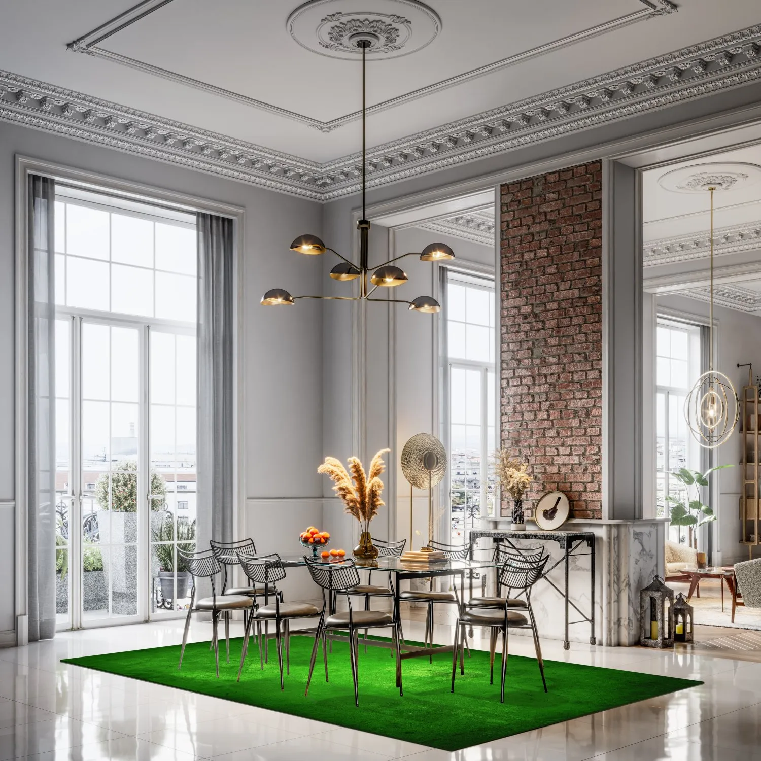 Wilton rug - Anzio (green)