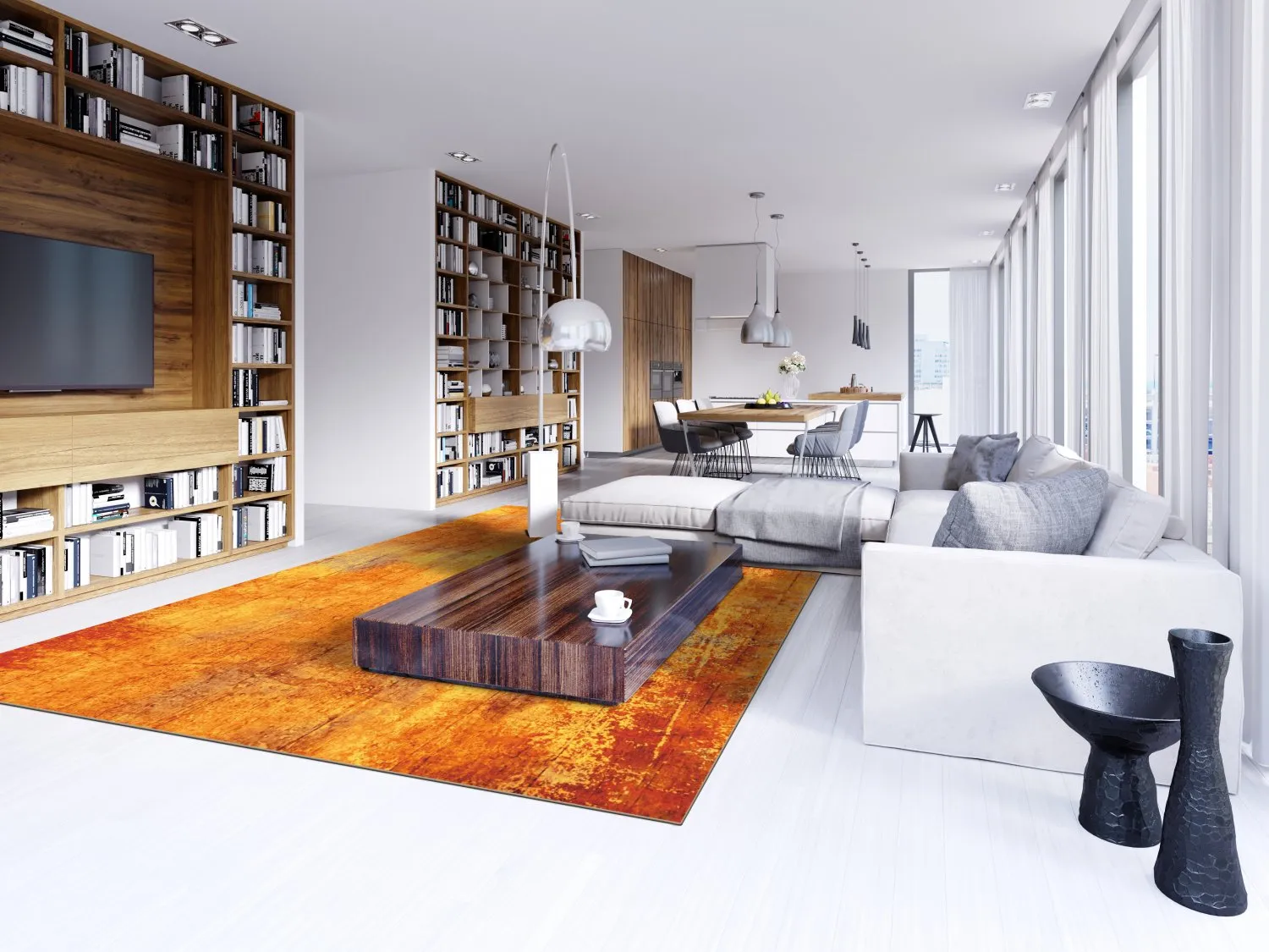 Wilton rug - Cesano (orange)