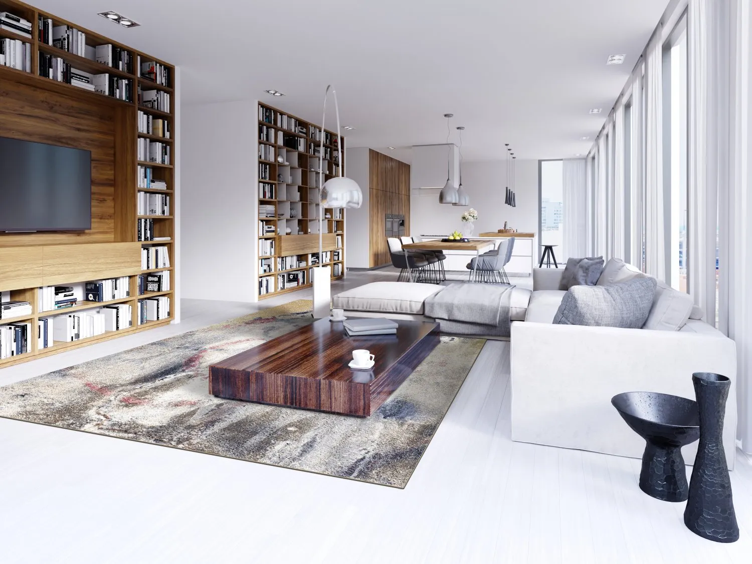 Wilton rug - Laurito (grey/beige/multi)