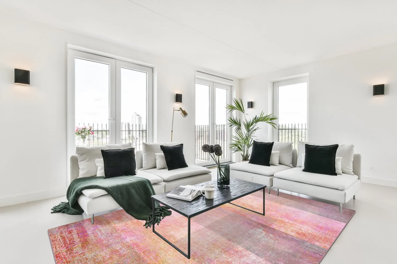 Wilton rug - Cicoria (pink/purple)