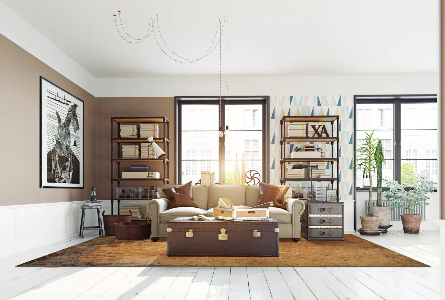 Wilton rug - Valbona (rust)