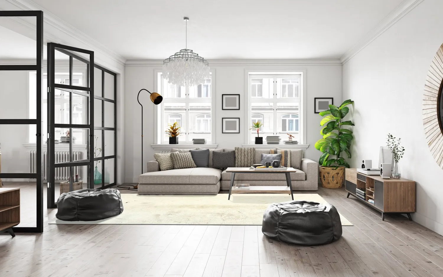 Wilton rug - Osuna (grey/beige)