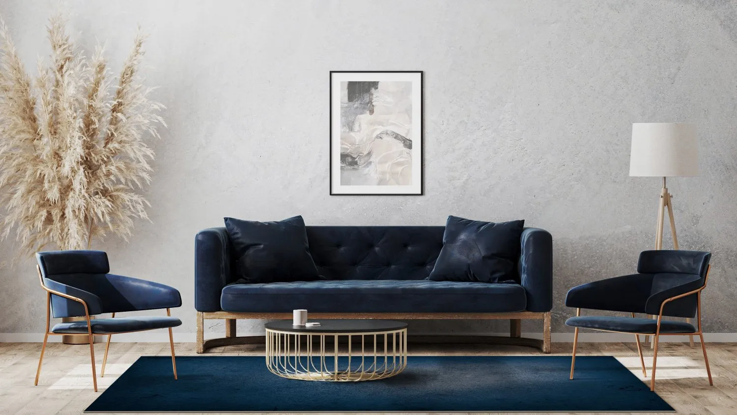 Wilton rug - Novelia (blue)