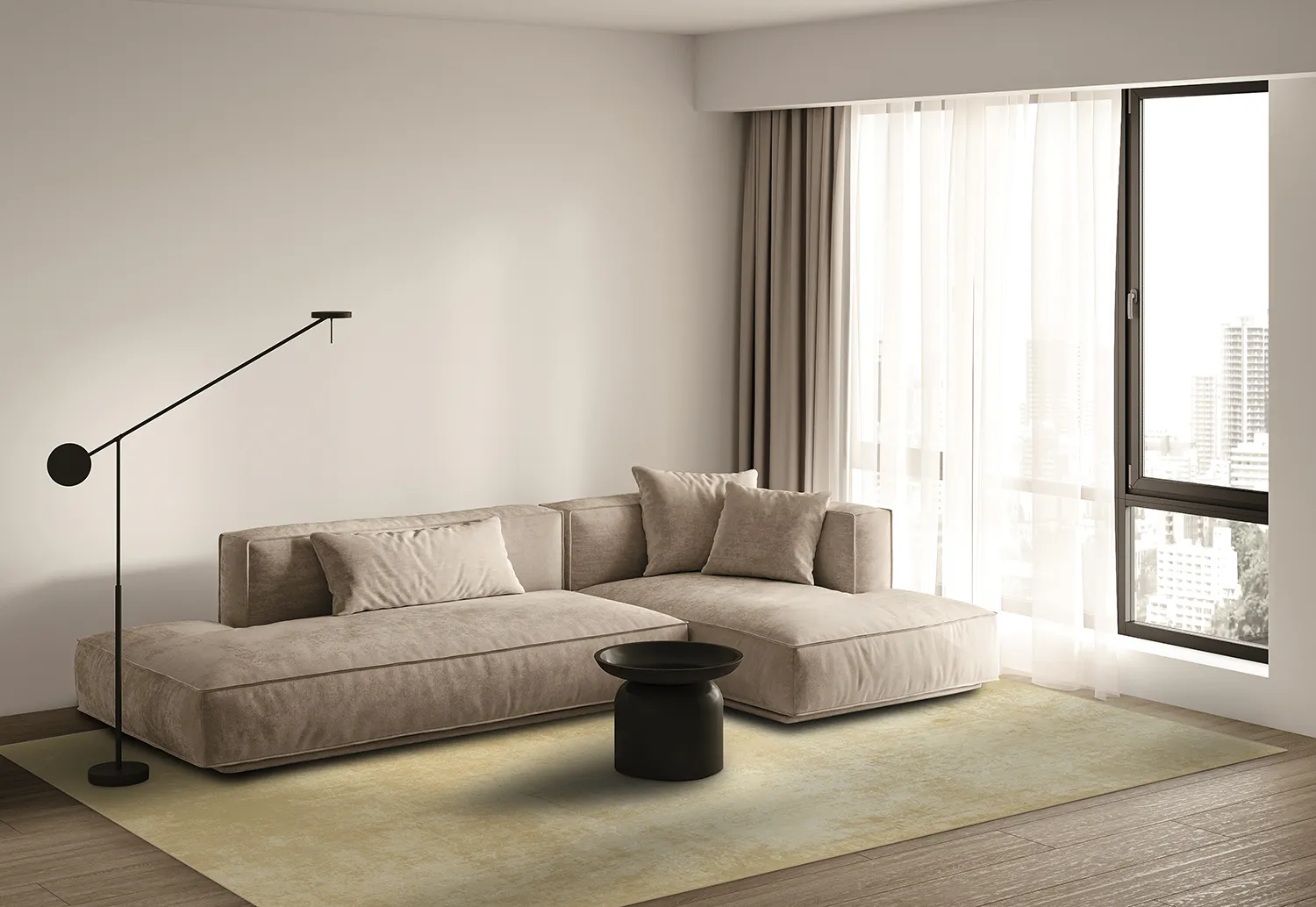 Wilton rug - Lynton (gold)