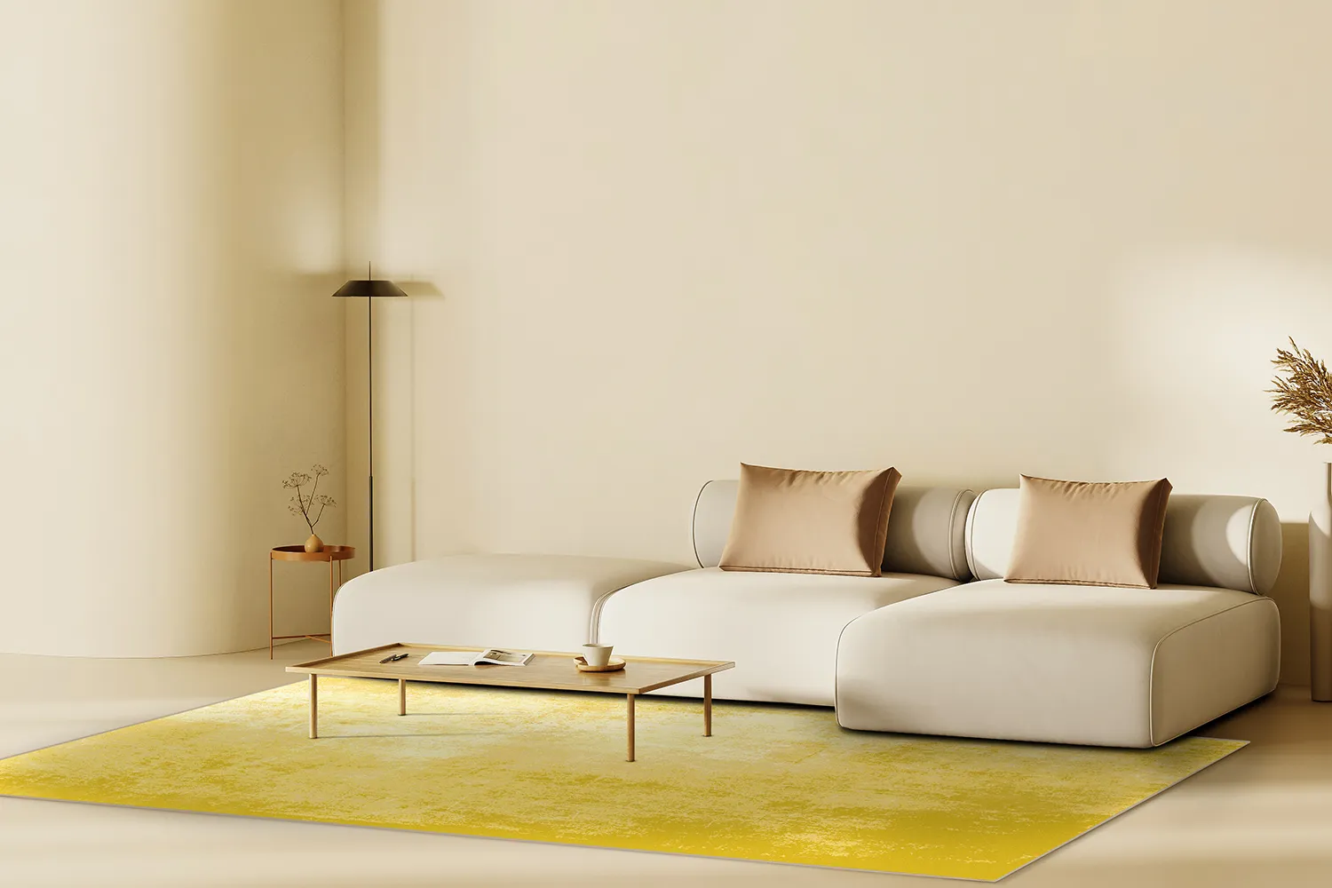 Wilton rug - Lynton (yellow)
