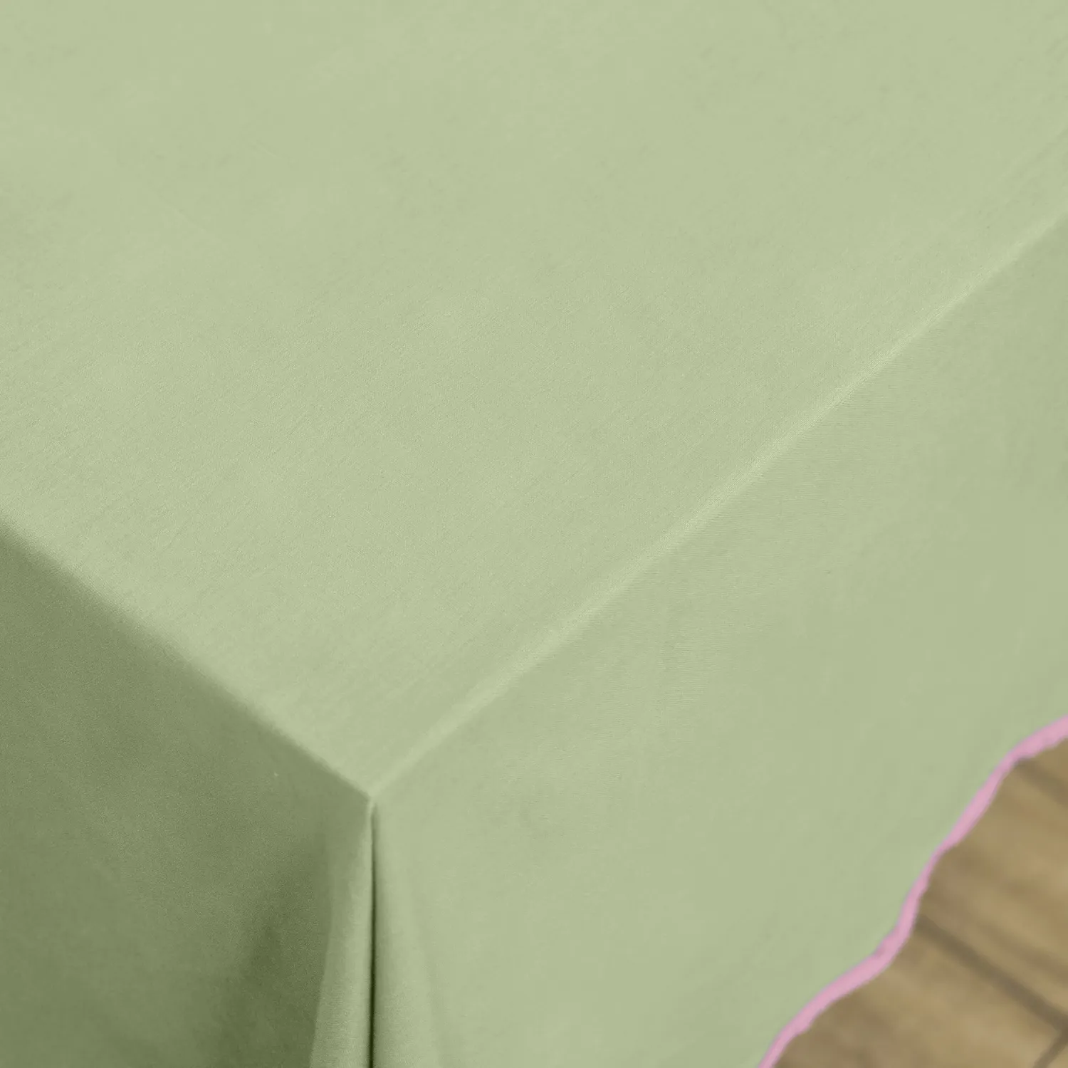 Cotton tablecloth - Yrsa (green)