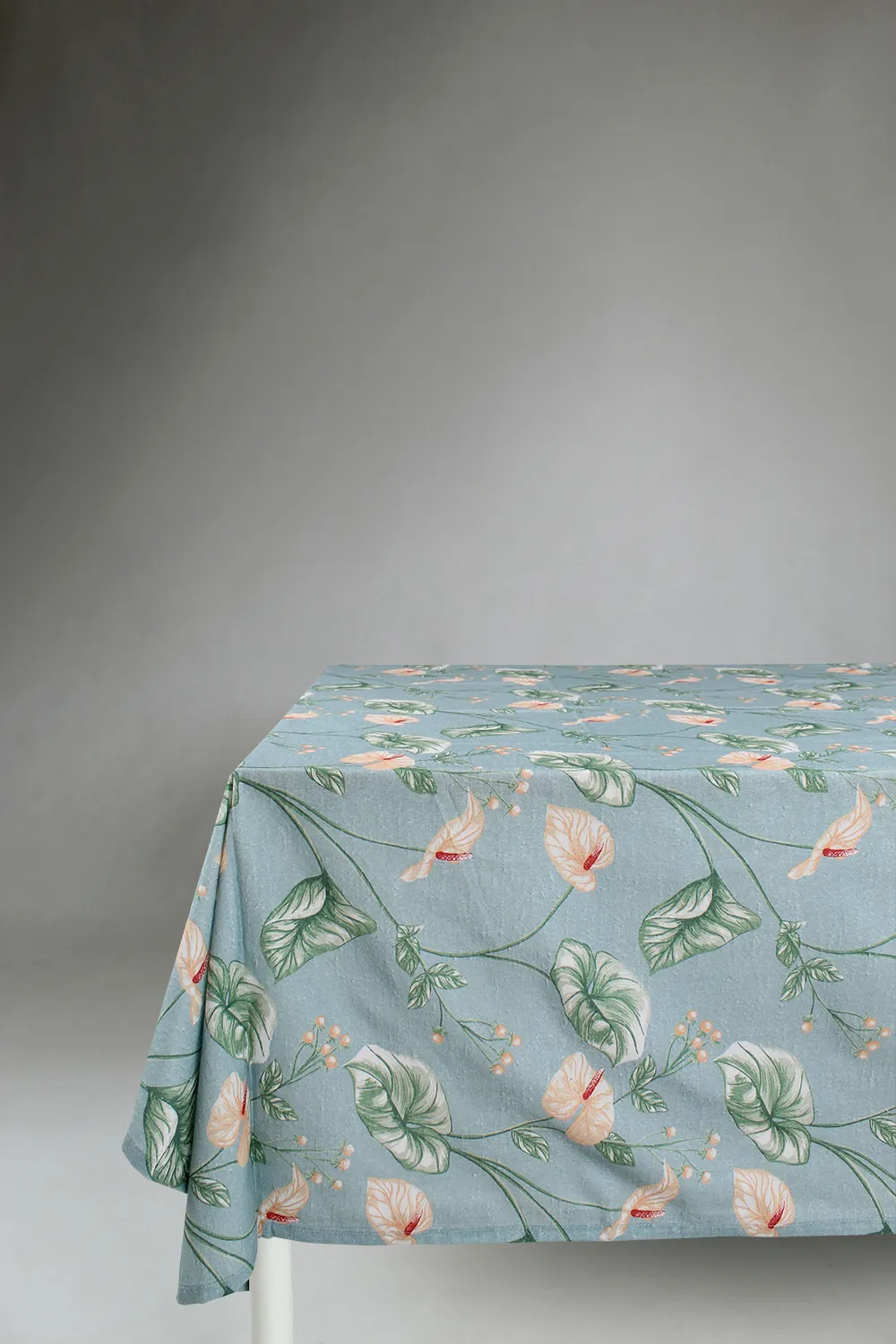 Cotton tablecloth - Adella (turquoise)