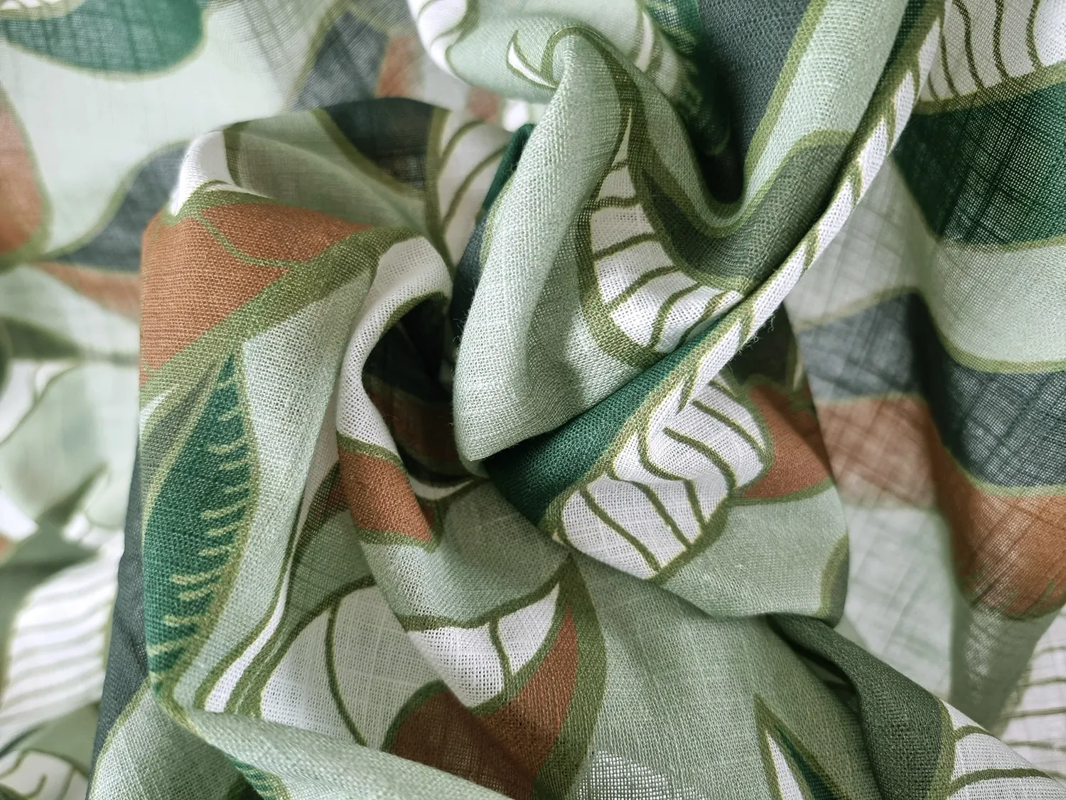 Cotton tablecloth Amalie (green)