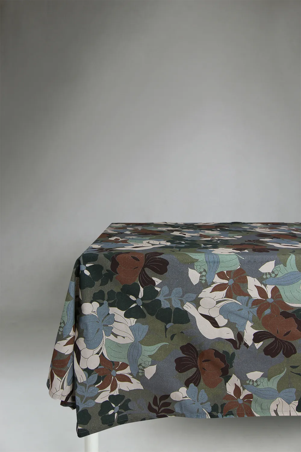 Cotton tablecloth - Asta (green)
