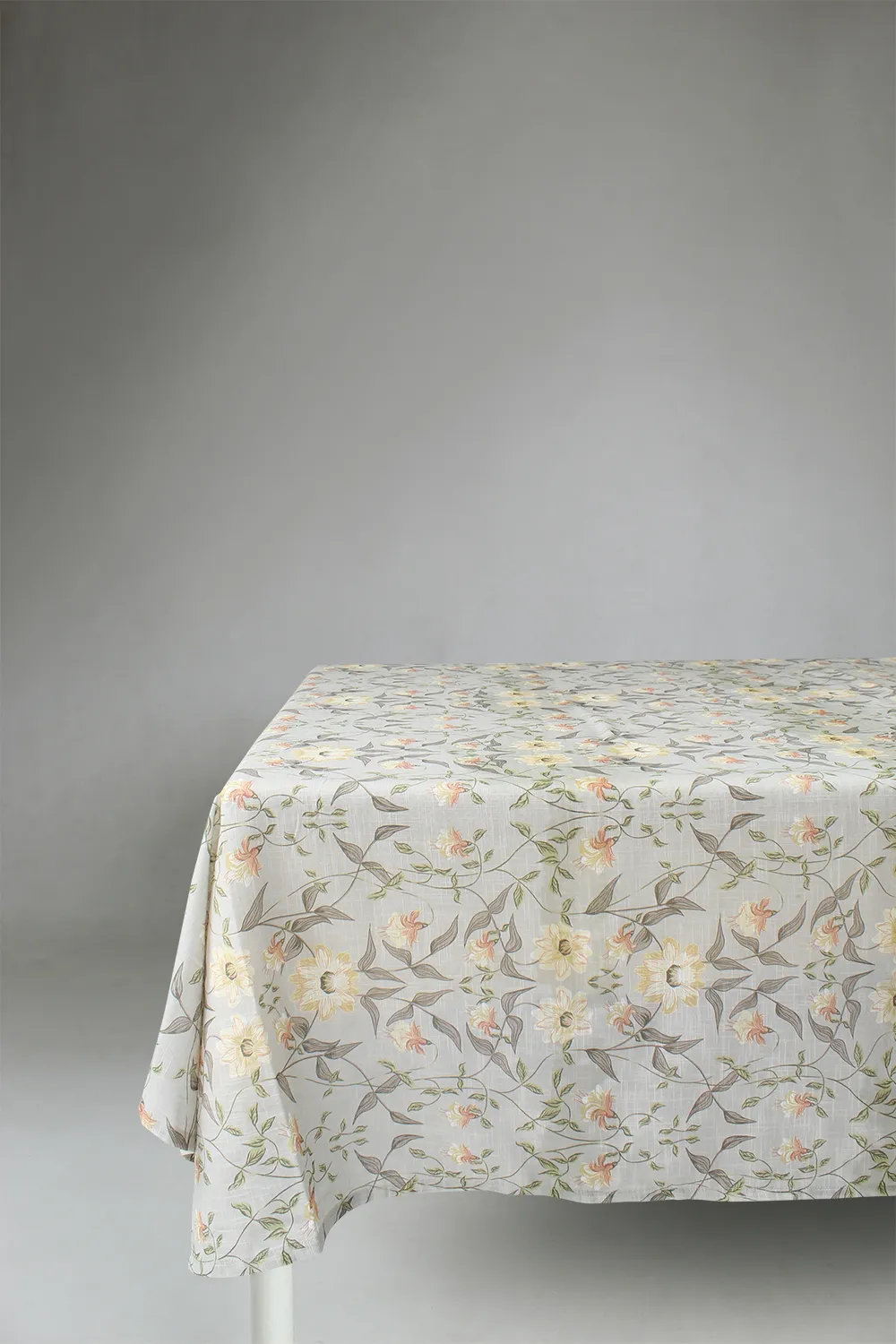 Cotton tablecloth - Bodil (brown)