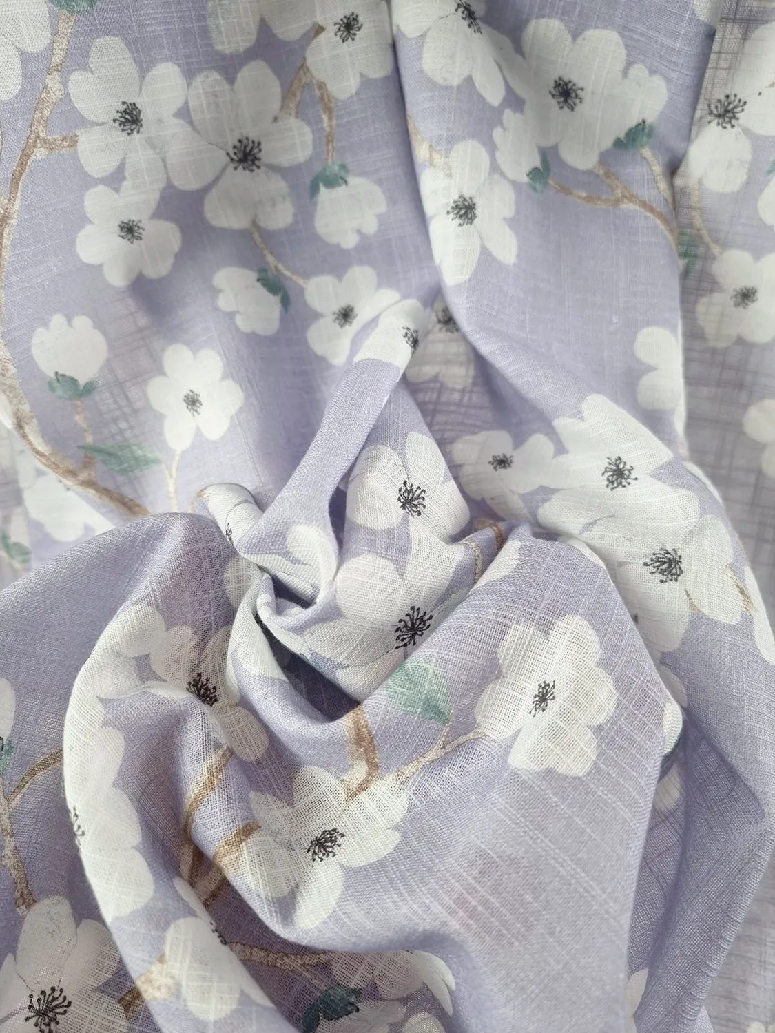 Cotton tablecloth - Pia-Li (purple)