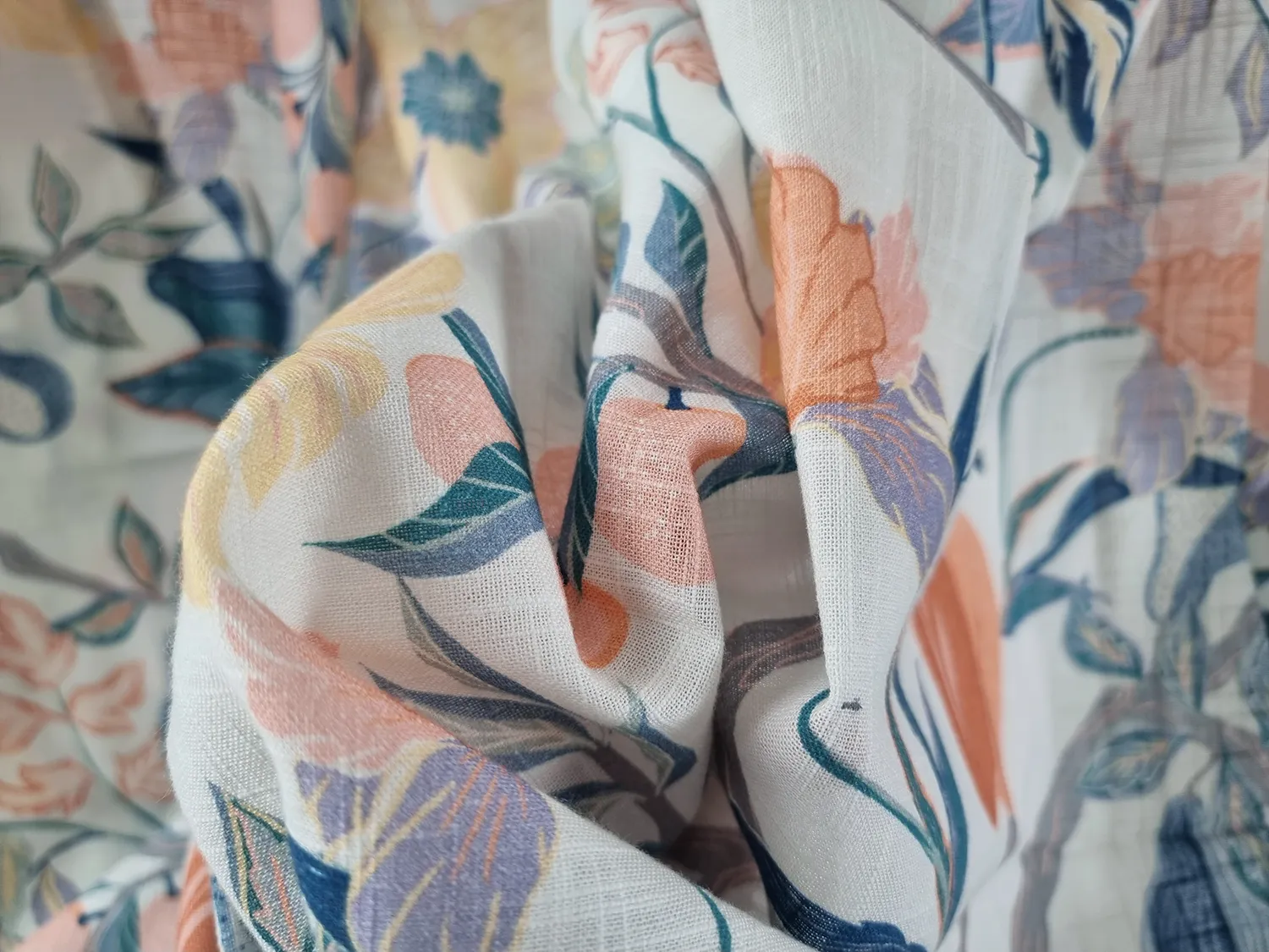 Cotton tablecloth - Sofi-Lee (orange)